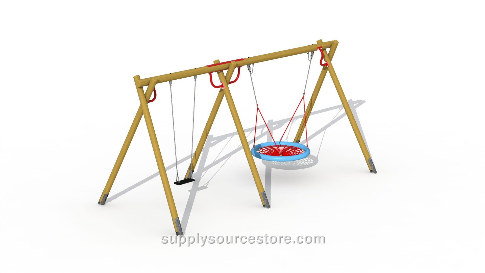 Double Swing (with Swing Basket And 1 Rubber Seat)