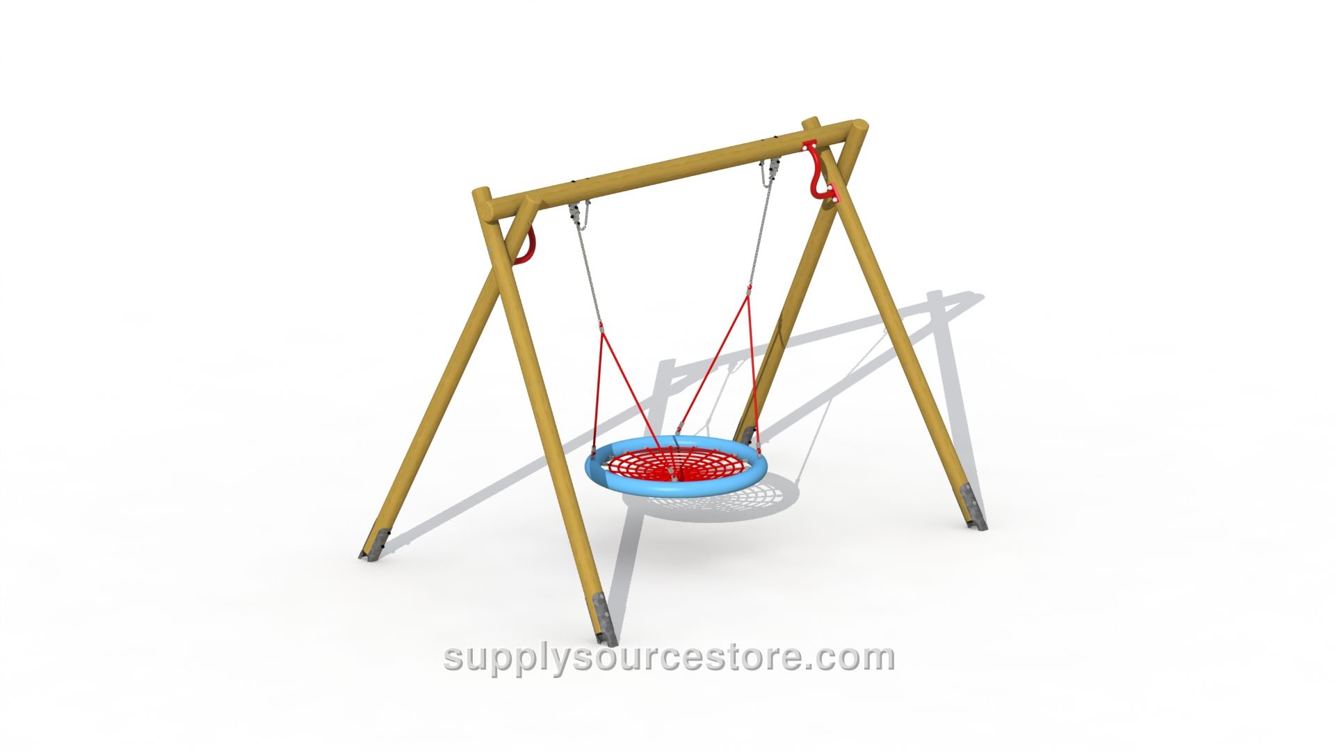 Wooden Flying Saucer Swing