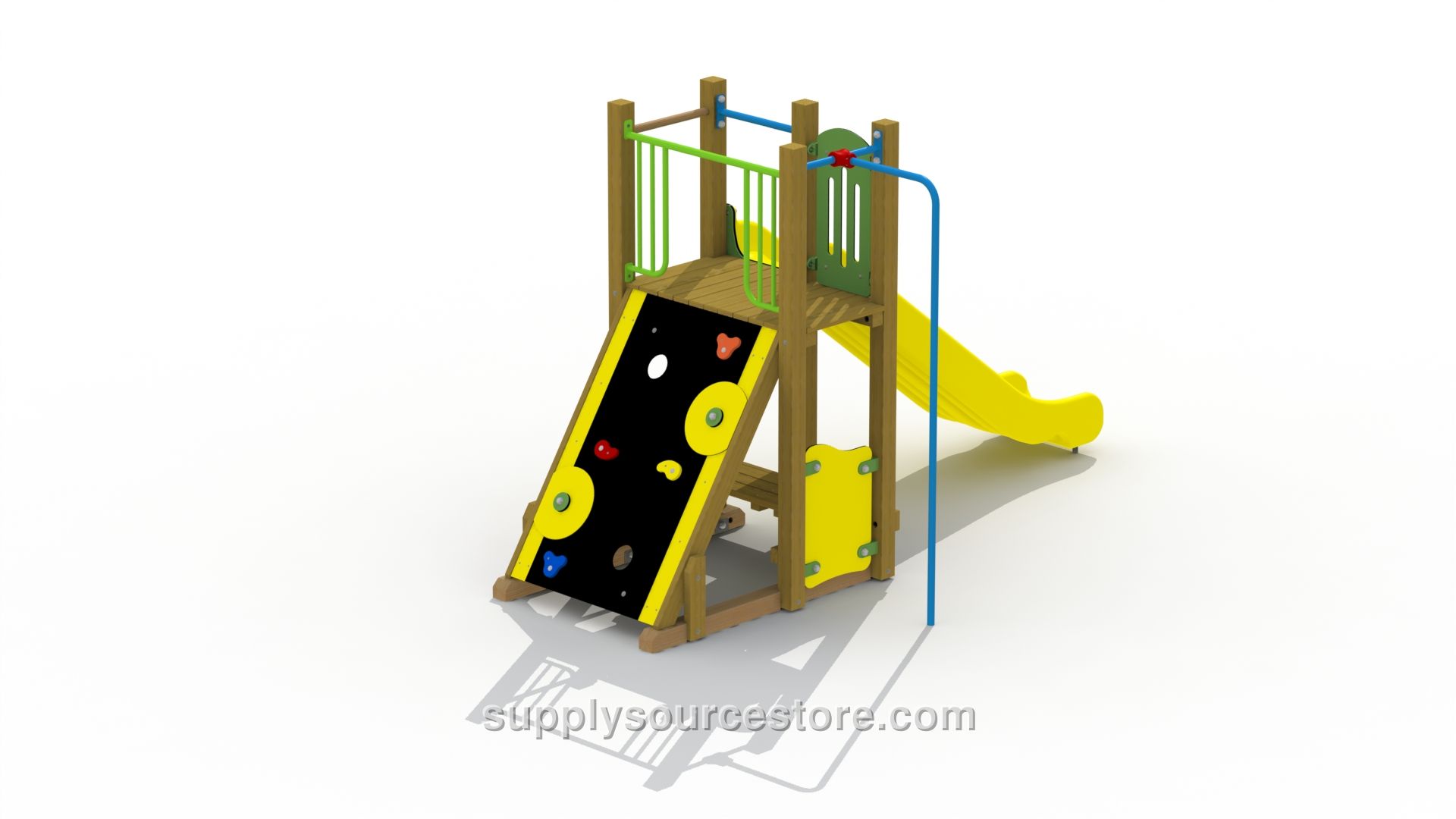 Mountain Hut (plastic Slide) Toddler Play Unit
