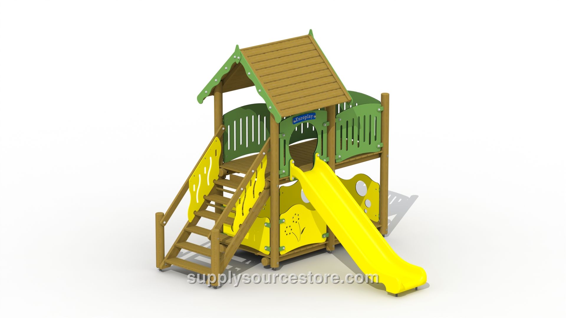 Bandits Cavern (plastic Slide) Play Tower
