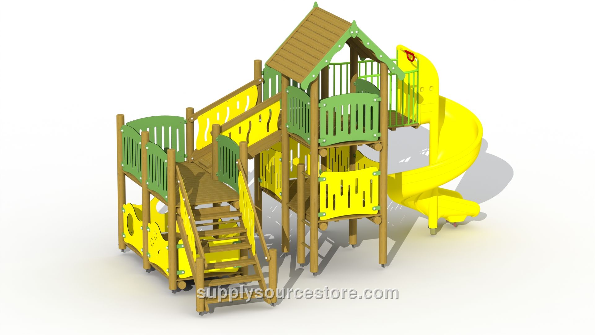 Pirates Den (spiral Slide) Play Tower