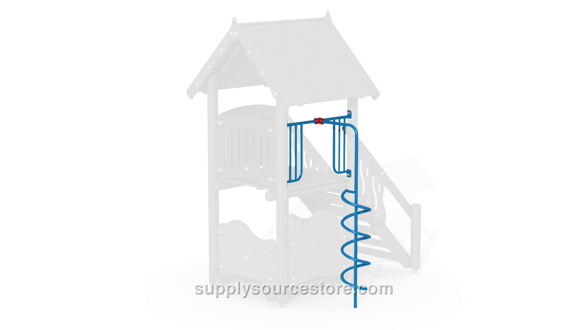 Low Spiral Fireman's Pole