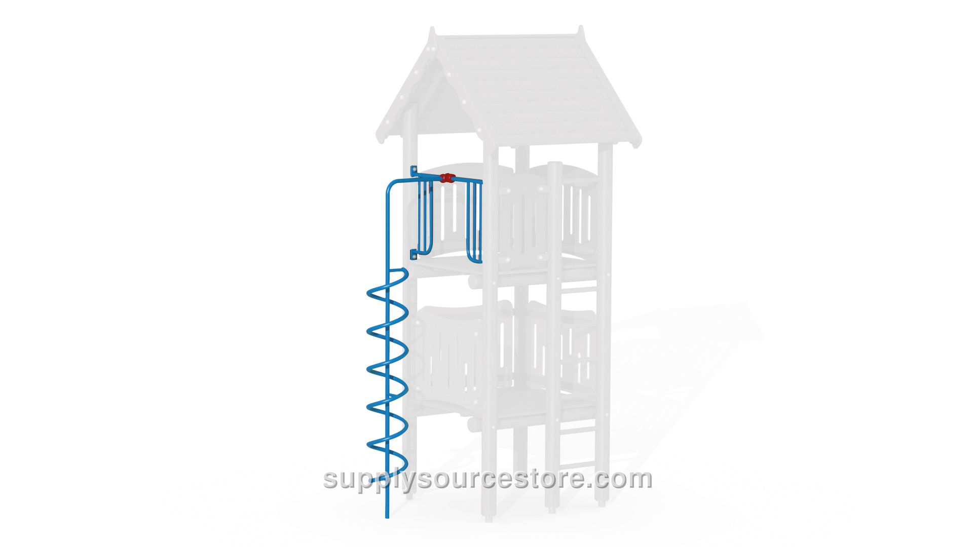 High Spiral Fireman's Pole