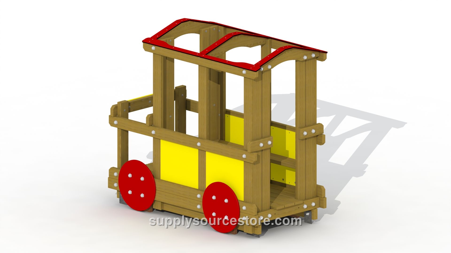 Passenger Carriage (open Roof) Themed Play Unit
