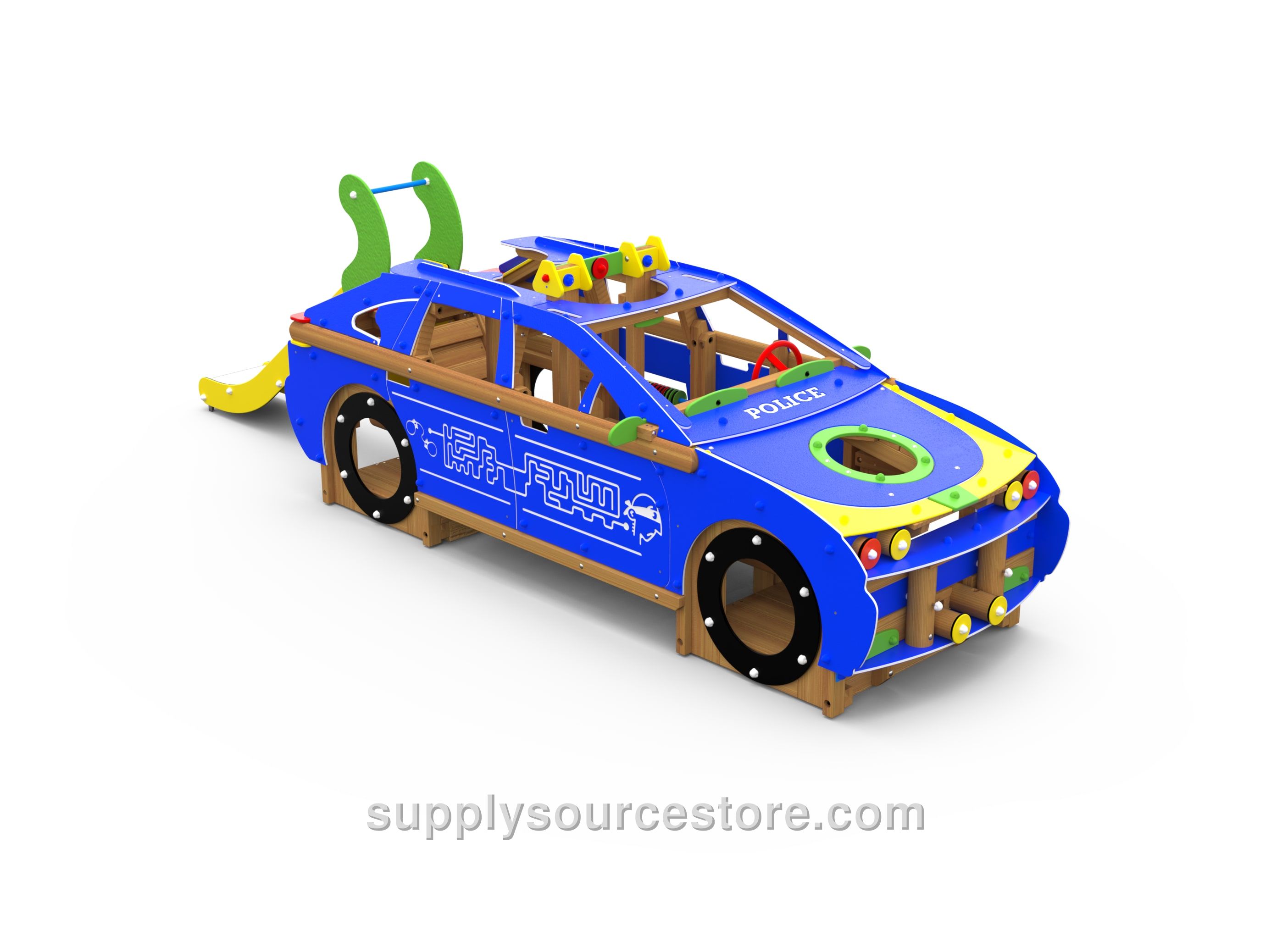 Police Car Themed Play Unit