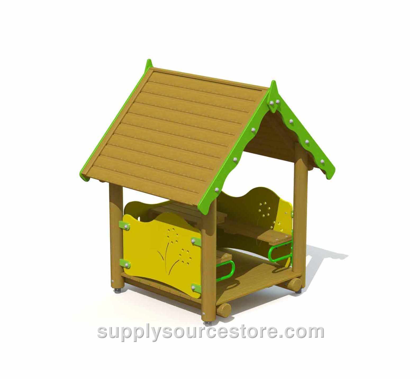 Goblin House (with Two Small Benches And Table) Playhouse