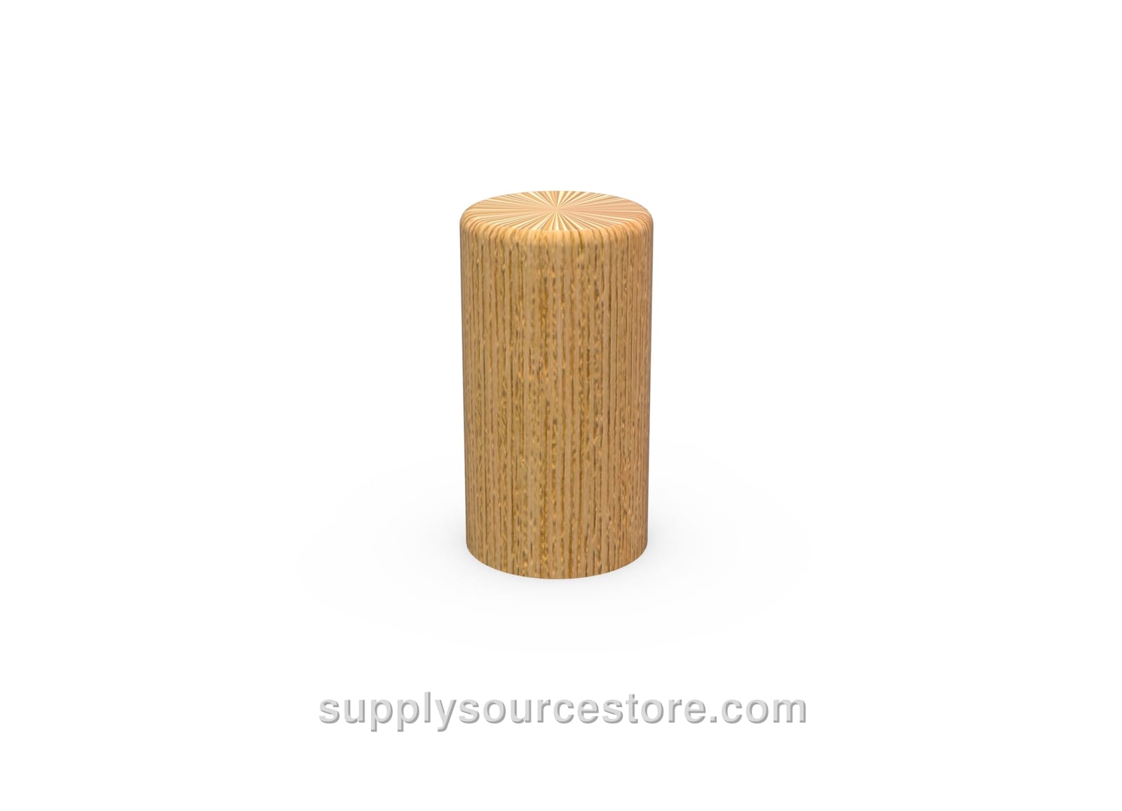 Step-Bollard Balance Element (Stained Oak Ø14 / 90 Cm (35.4 in))