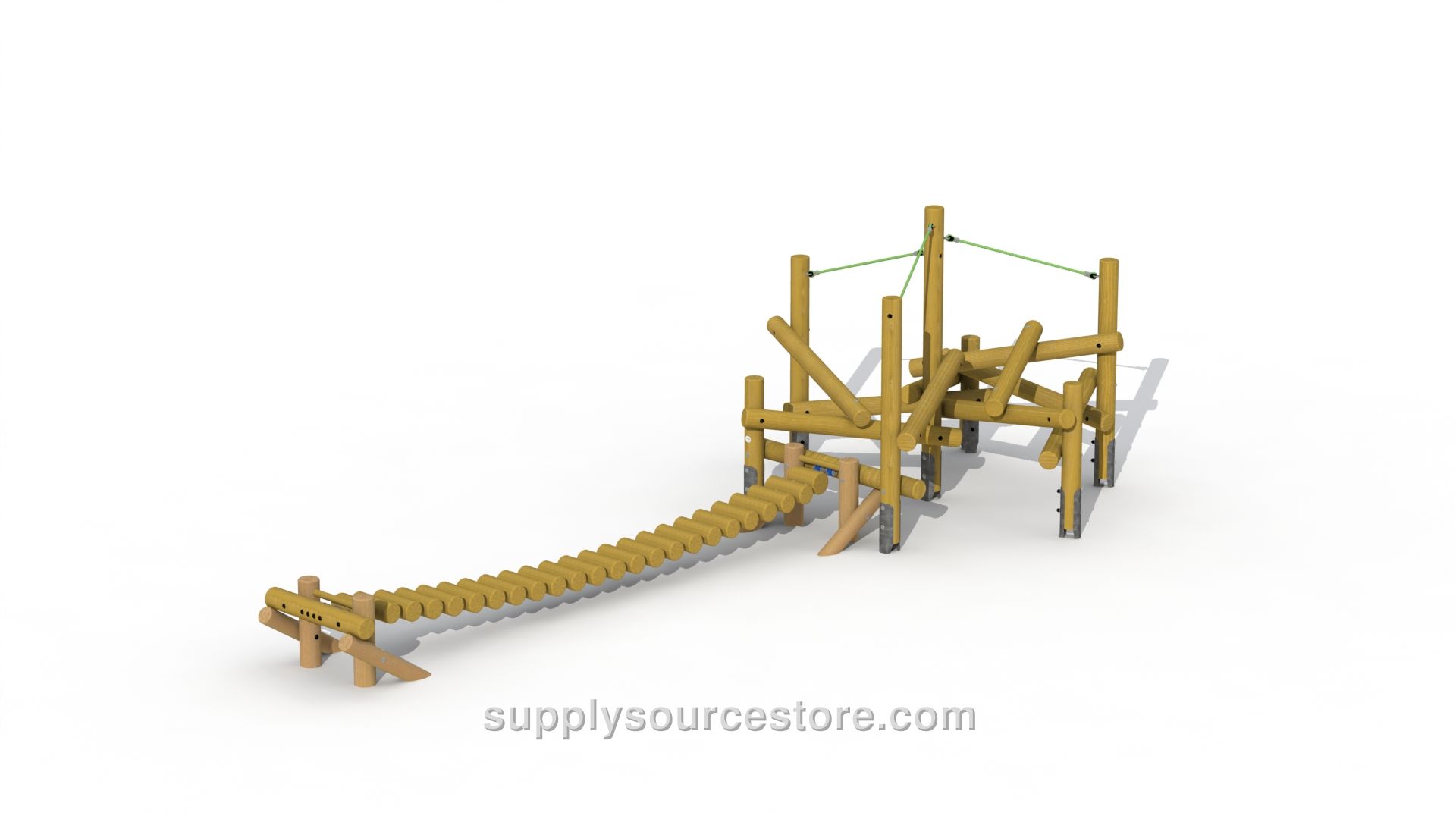 Mikado With Wiggle Waggle Climbing Frame
