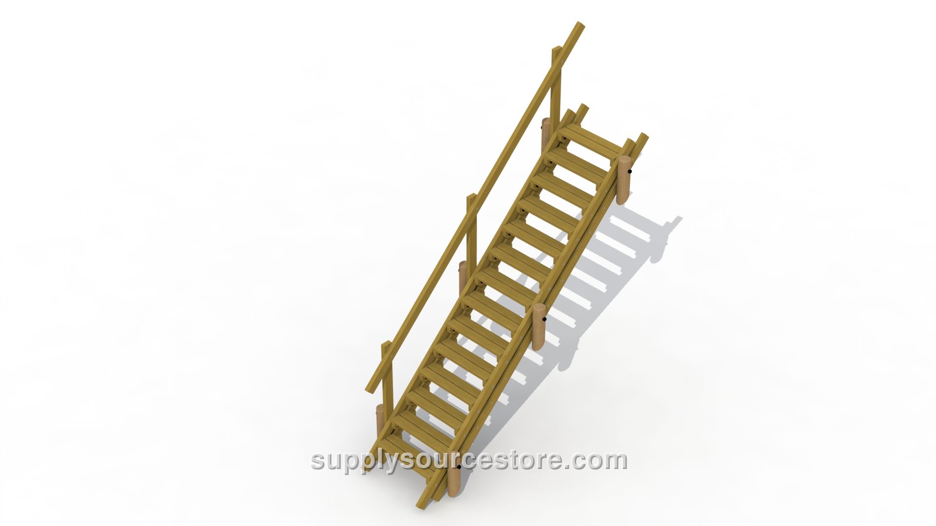 Terrain Stair 3,9 M (154 in) (with Rail) Slide