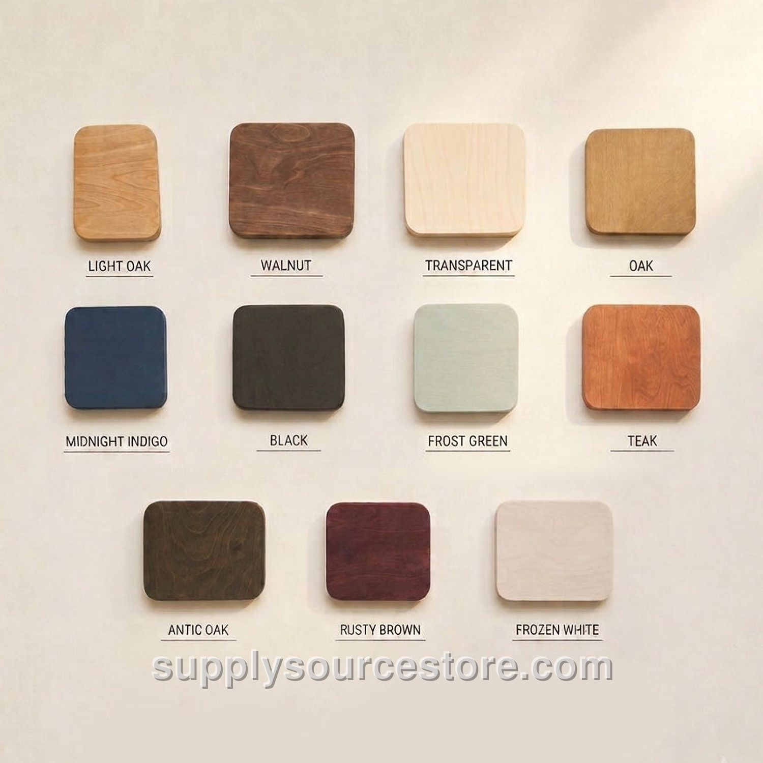Oil color samples
