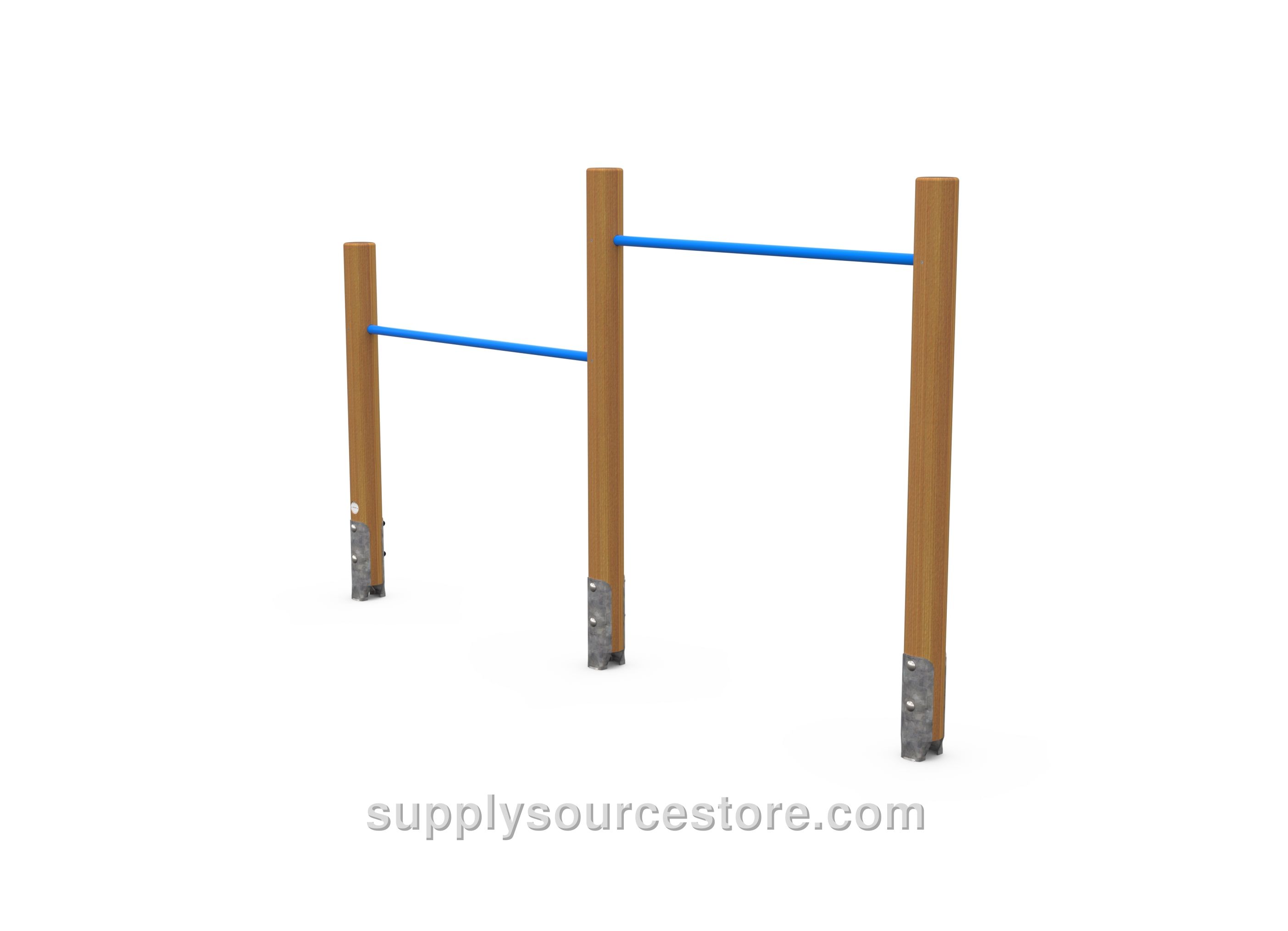 Wooden Somersault (two Horizontal Bars) Sports Unit