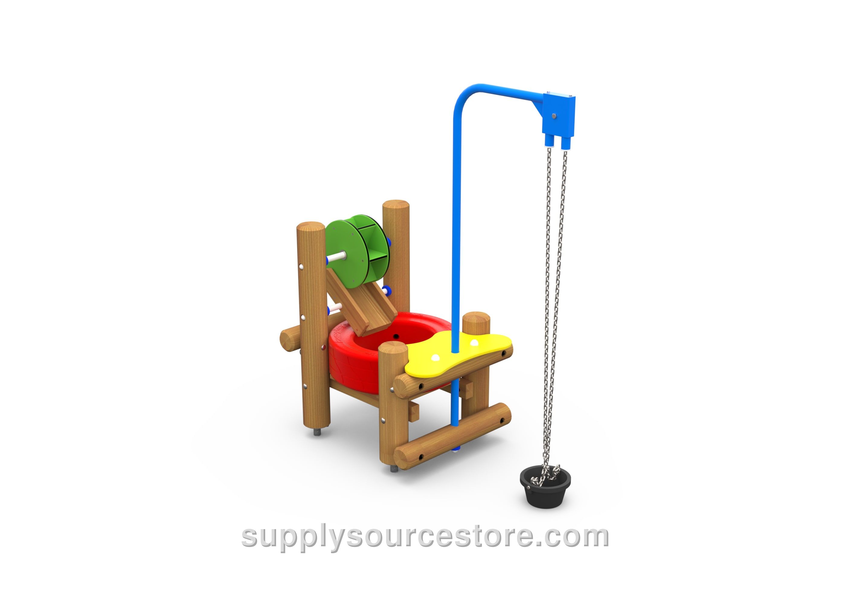 Magic Dragon (rear Section With Sand Crane And Wheel) Sand Play Unit