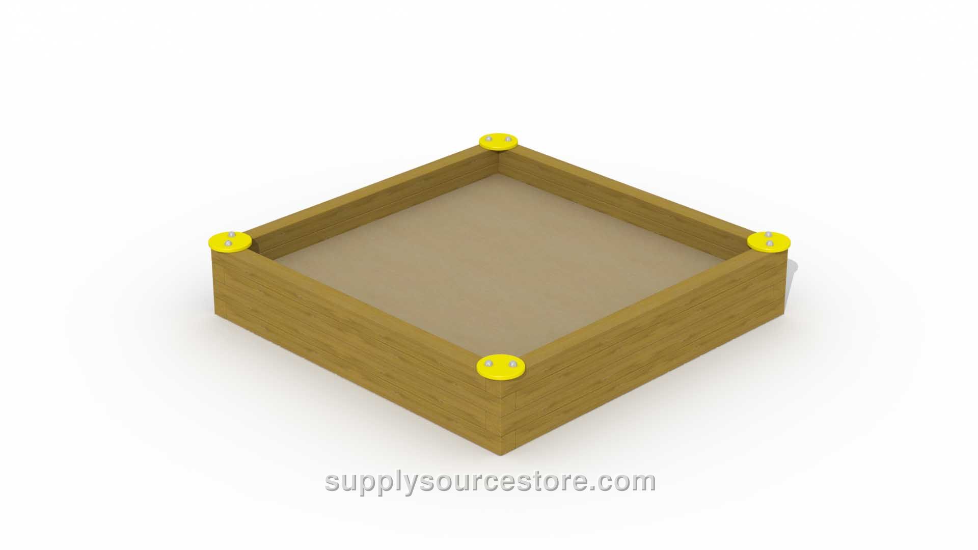 Beam Sandbox (1.8 X 1.8 M (NaN in)) - 36 Cm (14.2 in) Height With 4 Seats