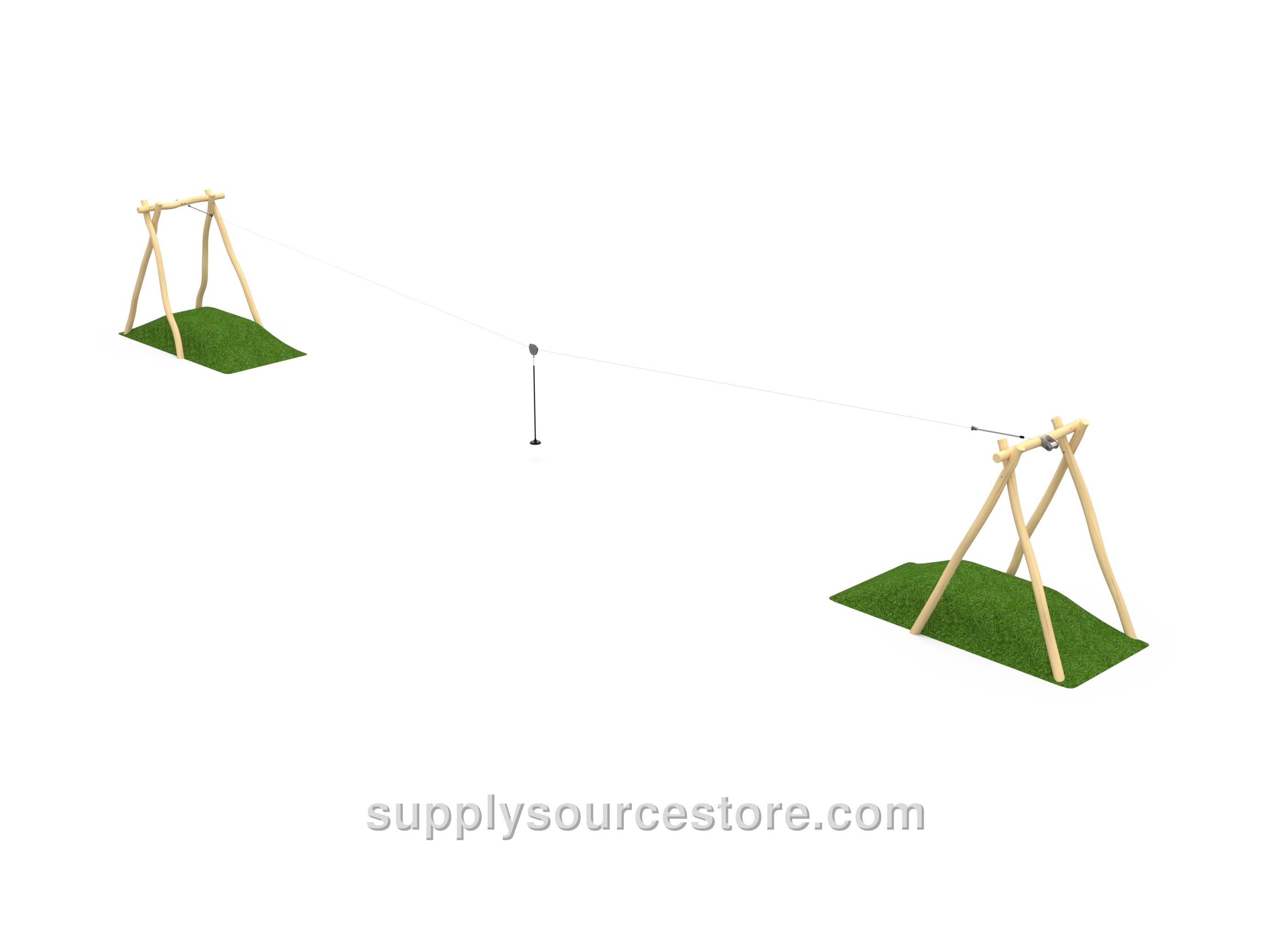 Robinia Aerial Runway Without Platform Zip Line