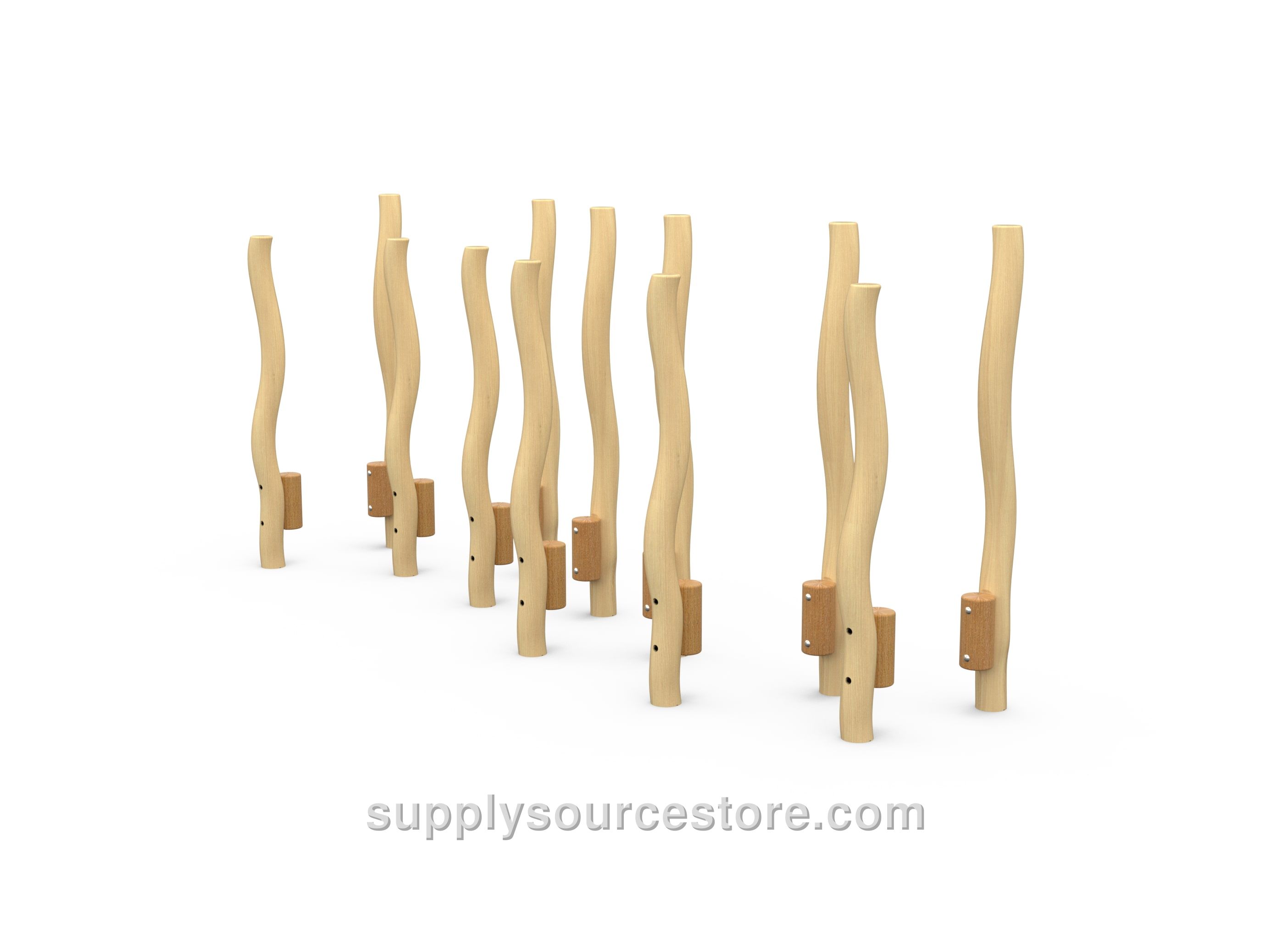 Path Of Stilts (12 Posts) Balance Element