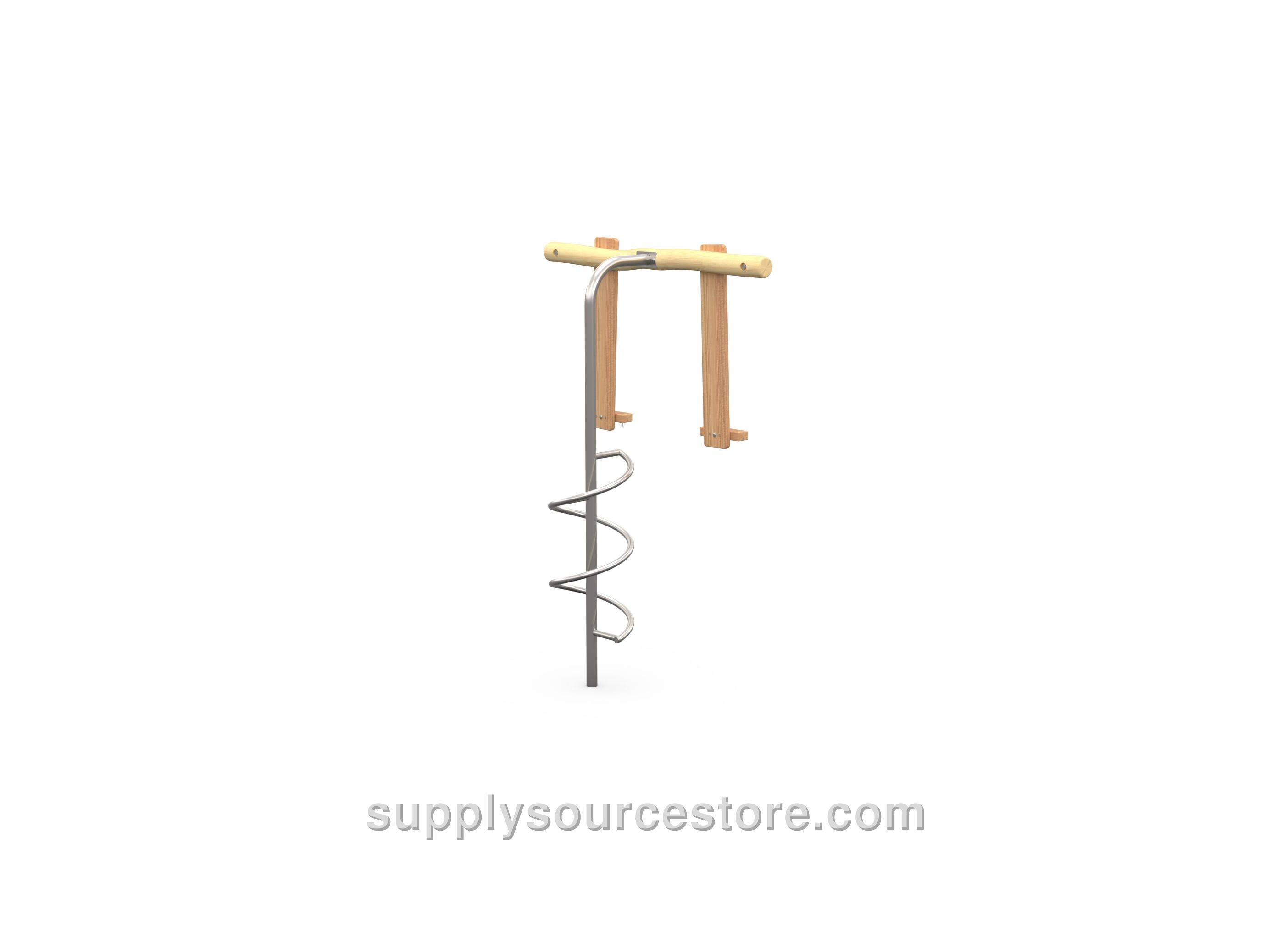 Spiral Fireman's Pole (add-on Element) Toddler Play Unit