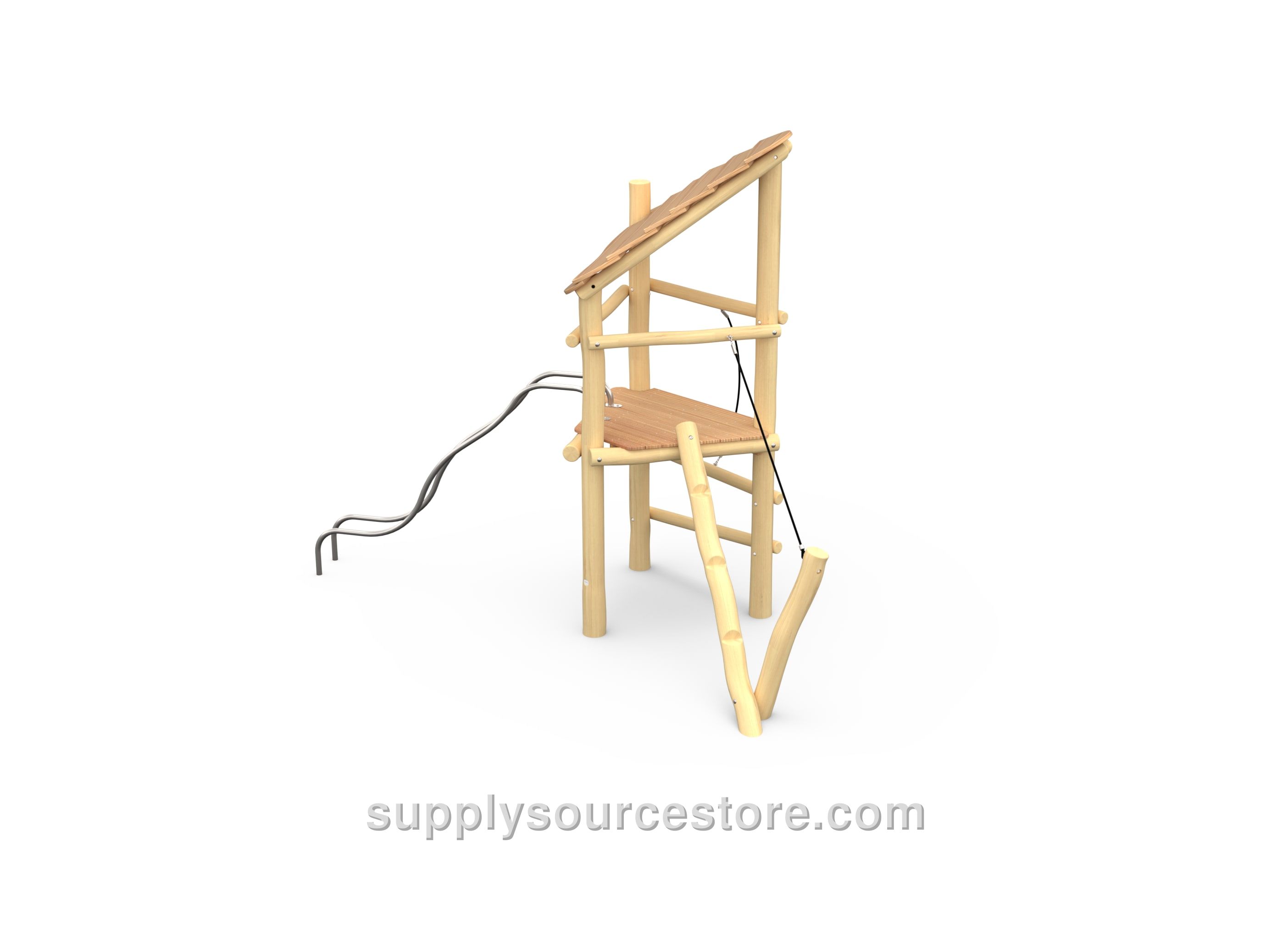 Play Tower With Roof (stainless Steel Tubes)