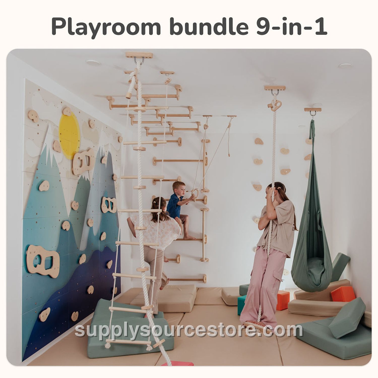 All-in-One Kids Play Paradise, 9-in-1 Playroom Bundle