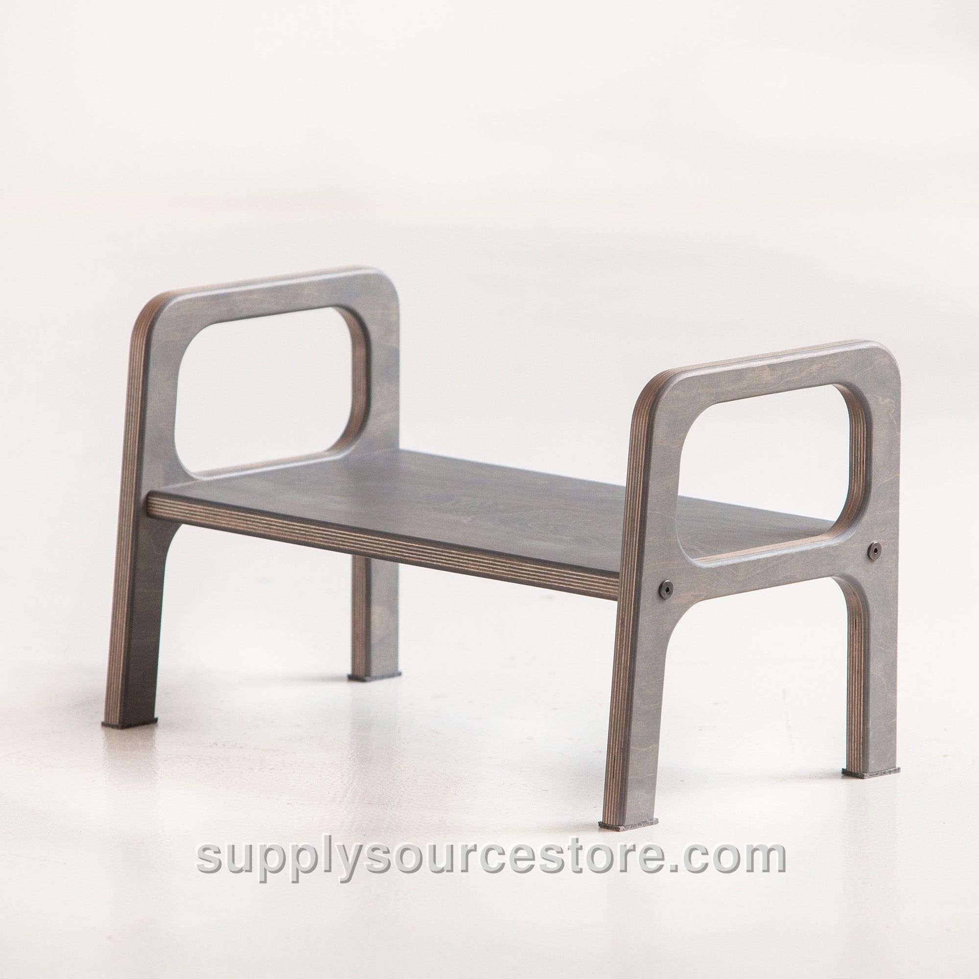 Bench for kids SLATE GREY