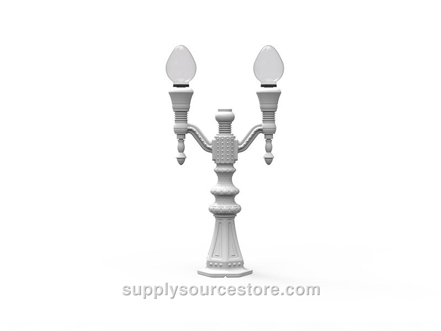 Lighting Pole 1 Meter 2 Globs AD-04