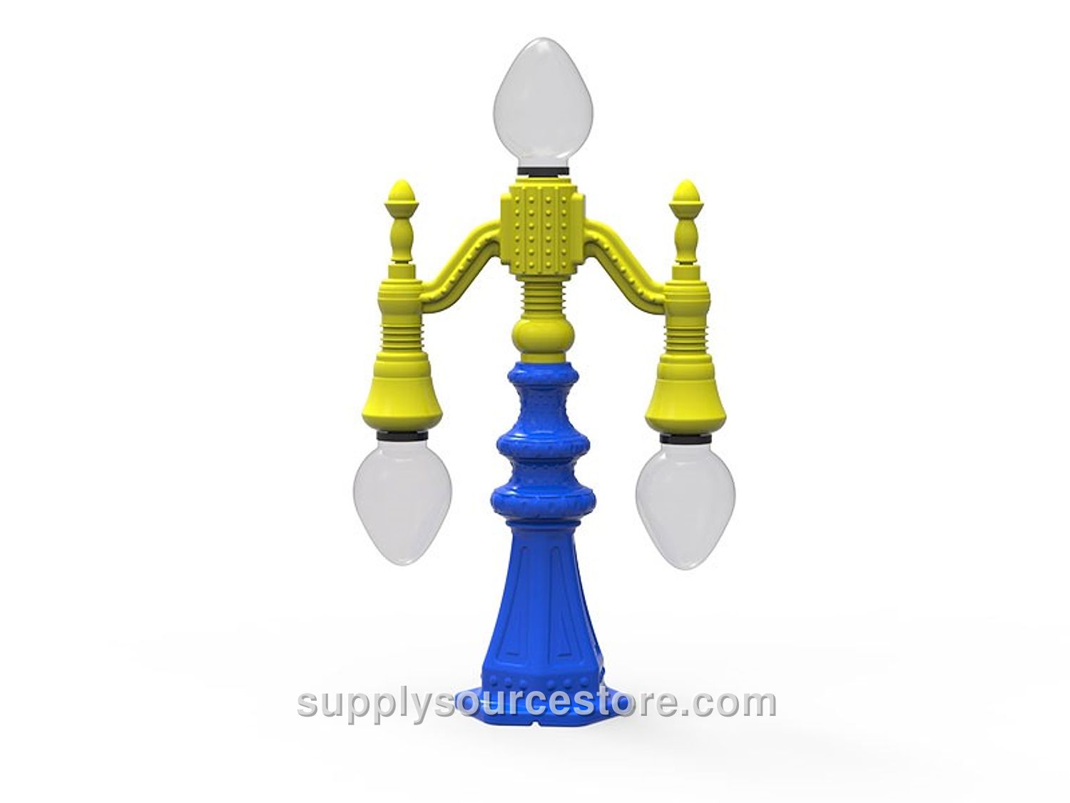 Lighting Pole 1 Meter 3 Globs AD-05