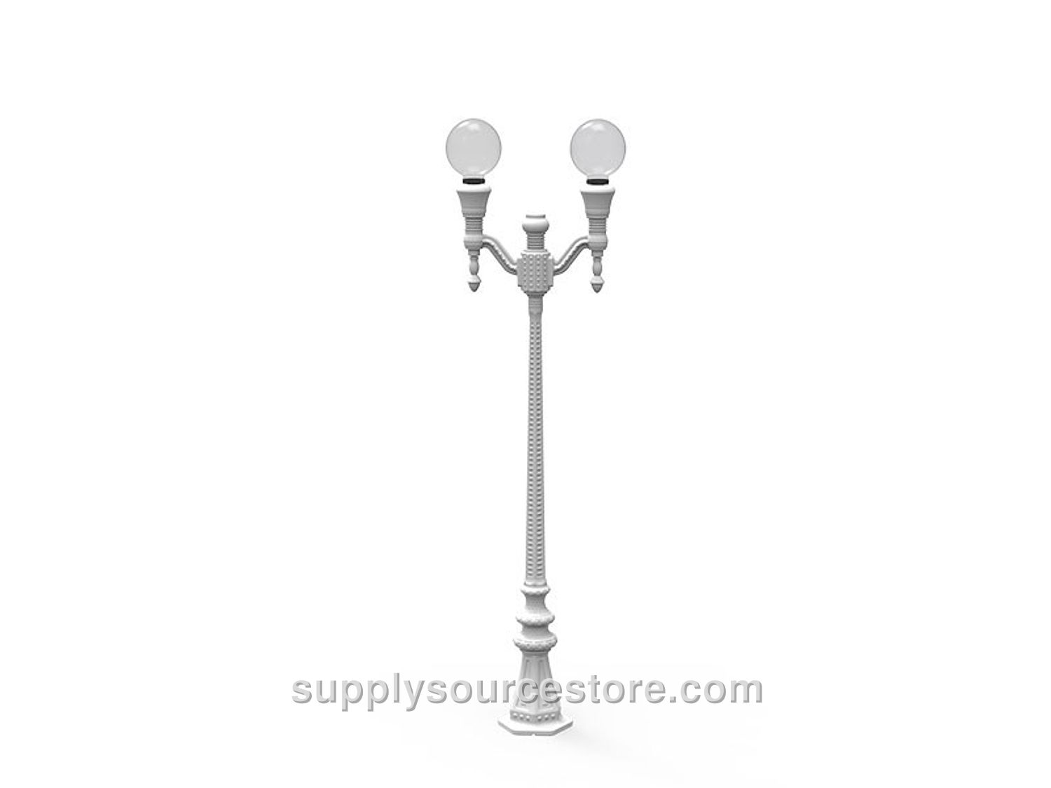 Lighting Pole 2,5 Meters 2 Globs AD-13