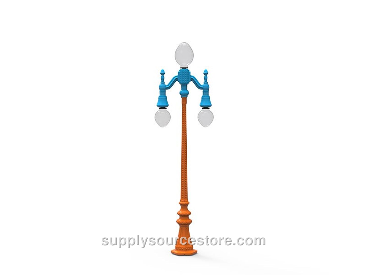 Lighting Pole 2,5 Meters 3 Globs AD-14