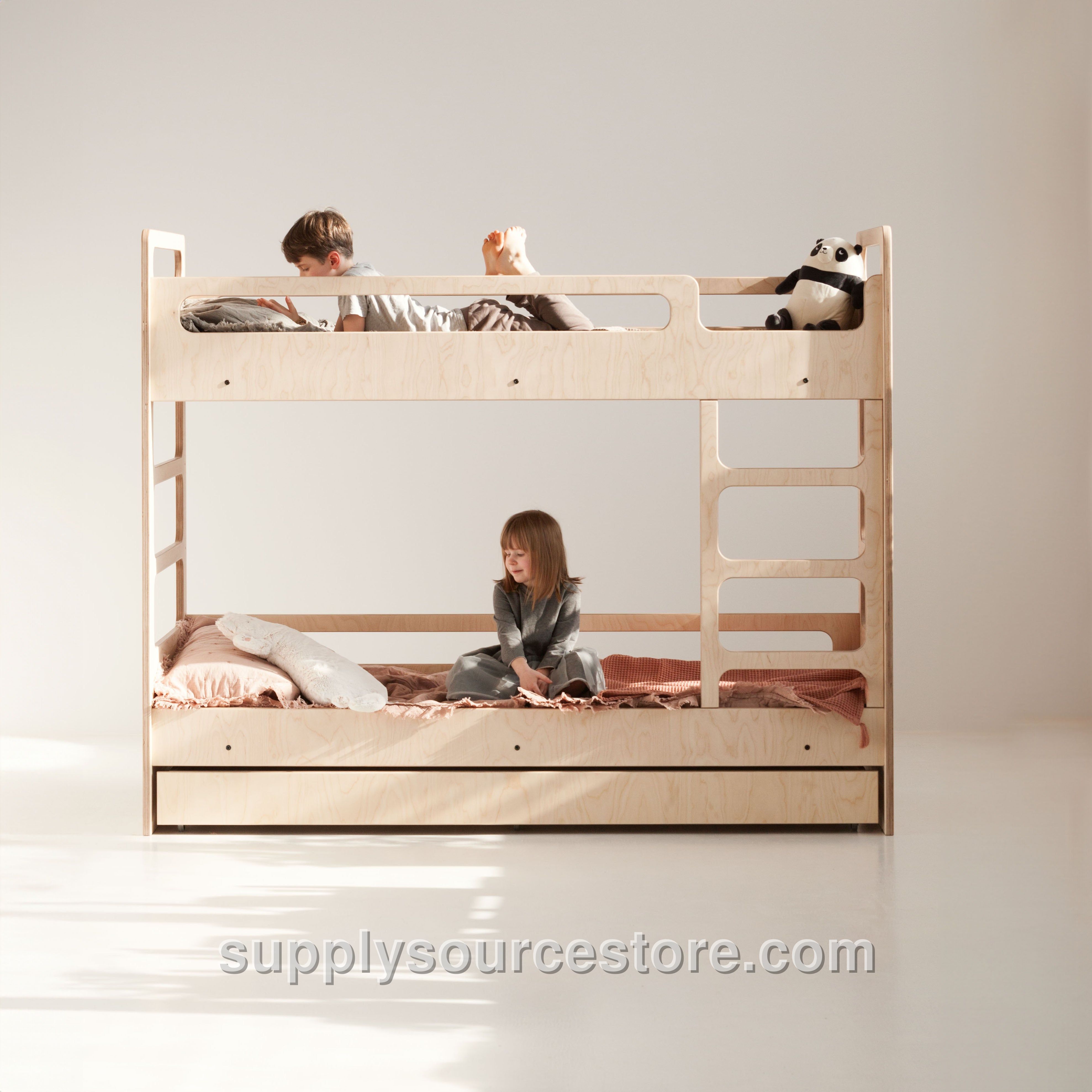 Mid-Century Bunk Bed · 200 × 72 cm (78.7 x 28.3 in)