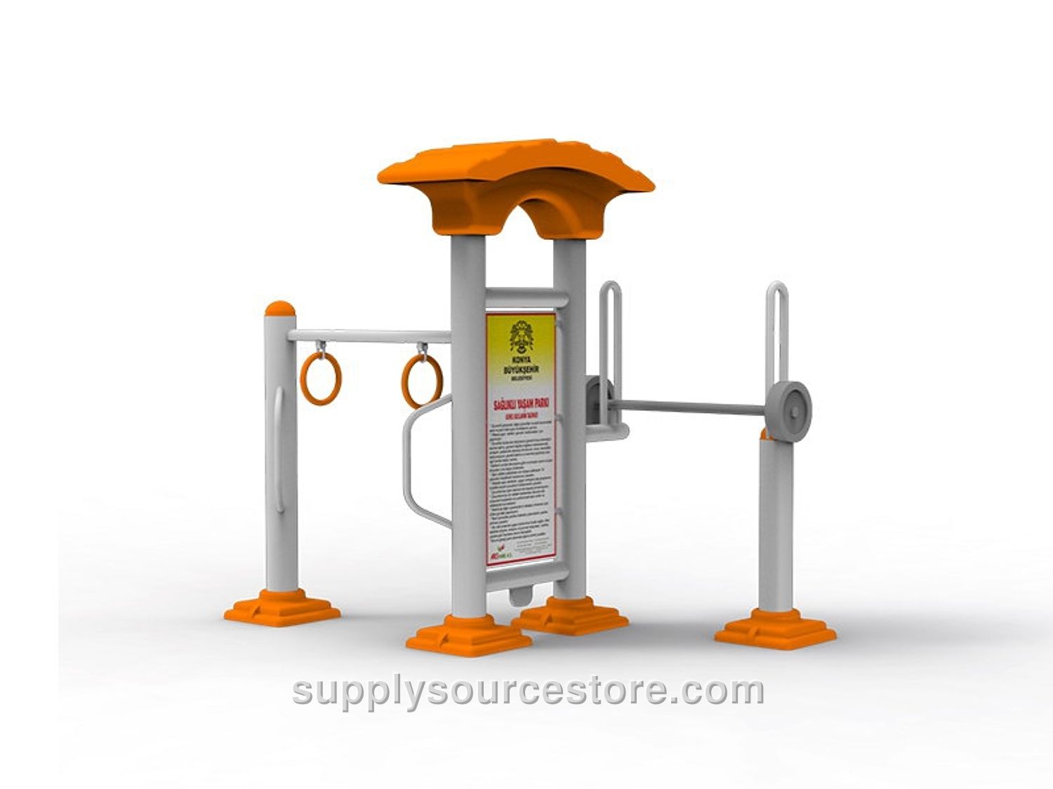 Fp-102 Barbell And Pulling Tool With Board