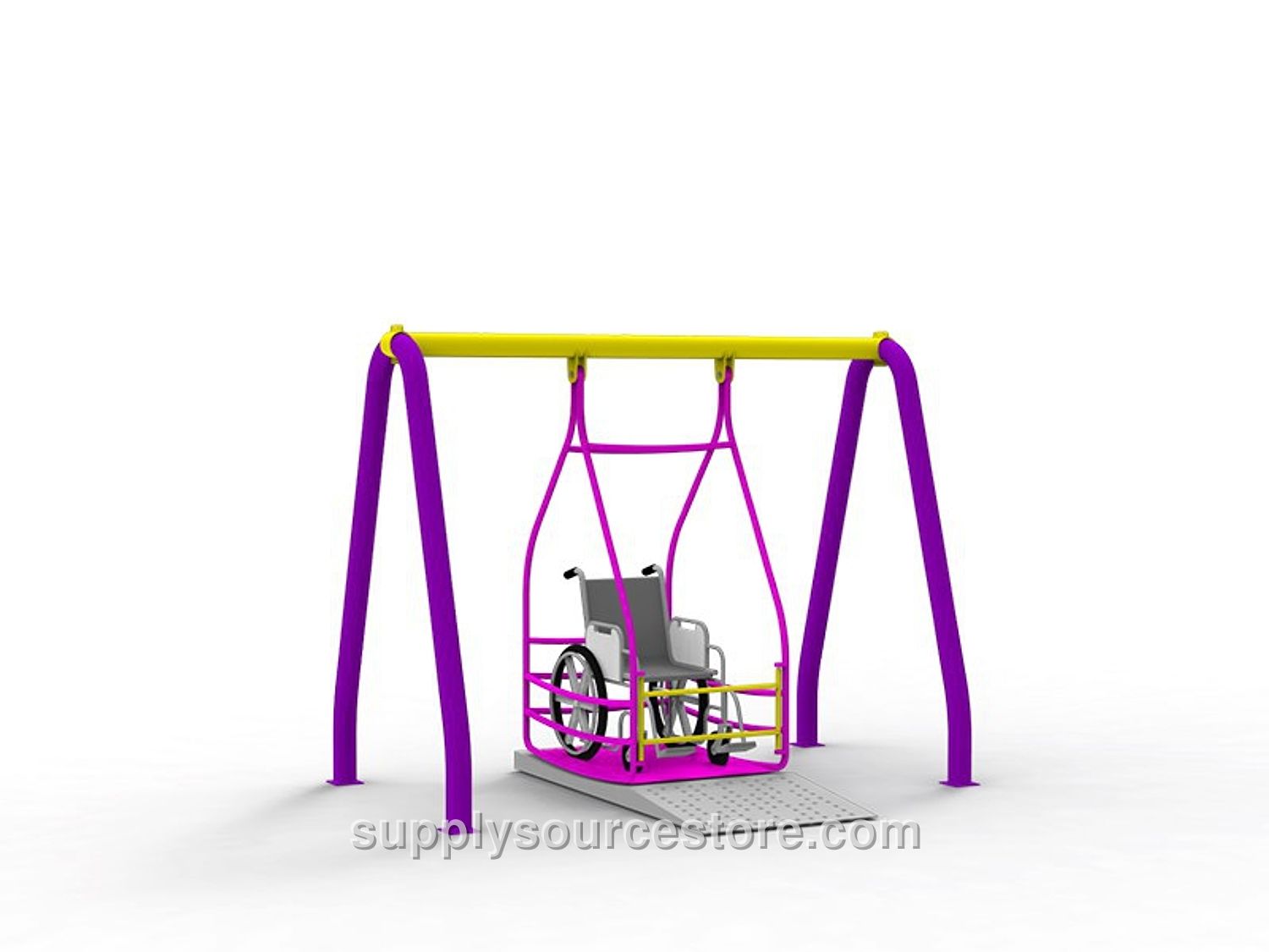 Single Inclusive Disabled Trolley Swing O-411