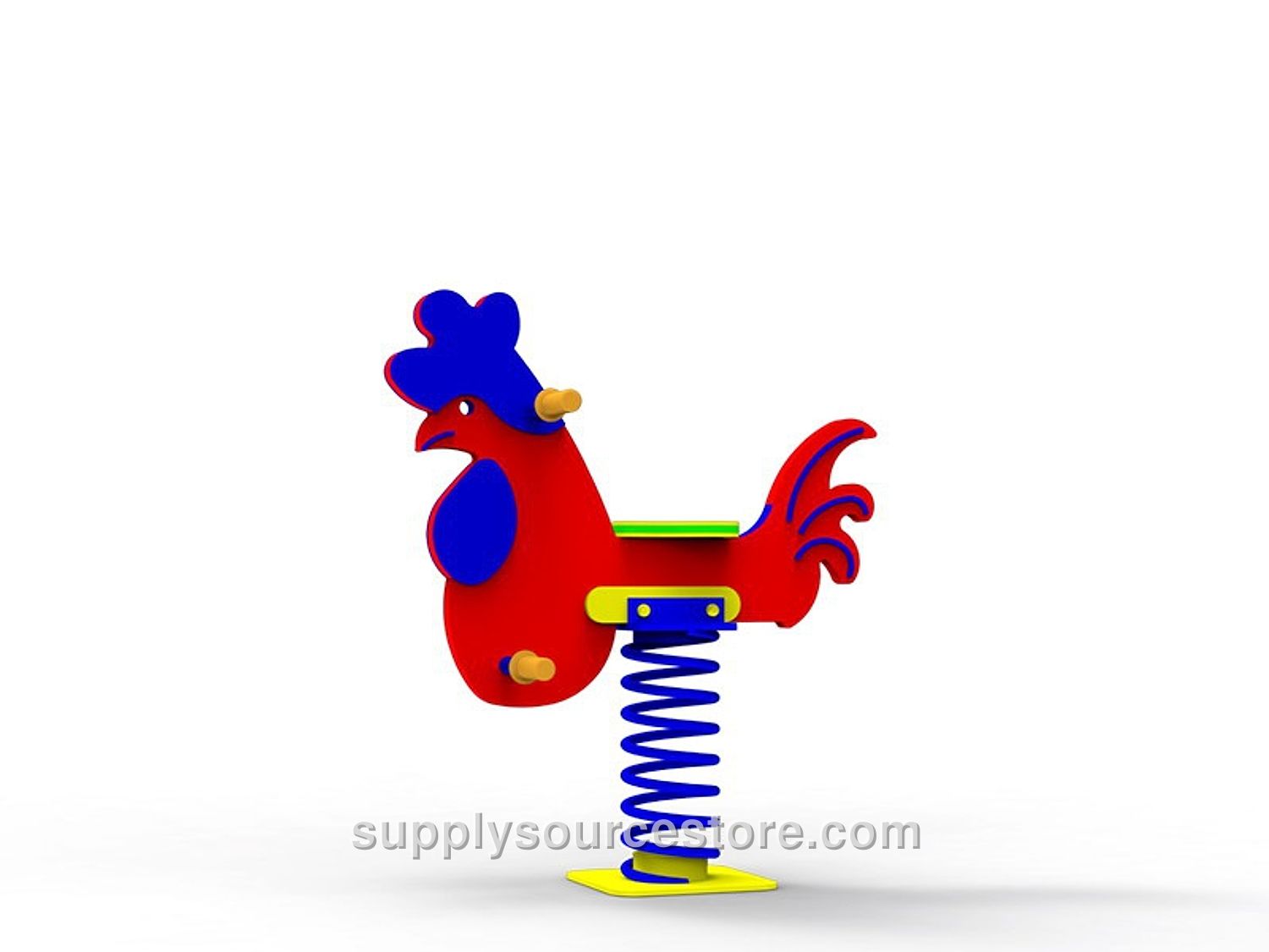 Ho-114 HDPE Rooster Spring Rider