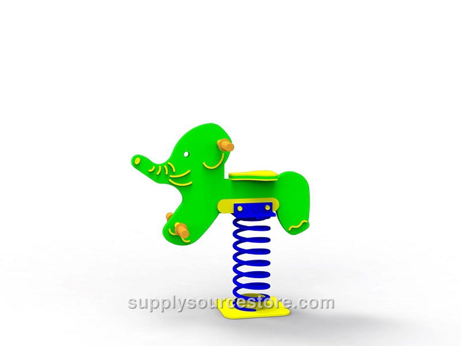 Ho-115 HDPE Elephant Spring Rider