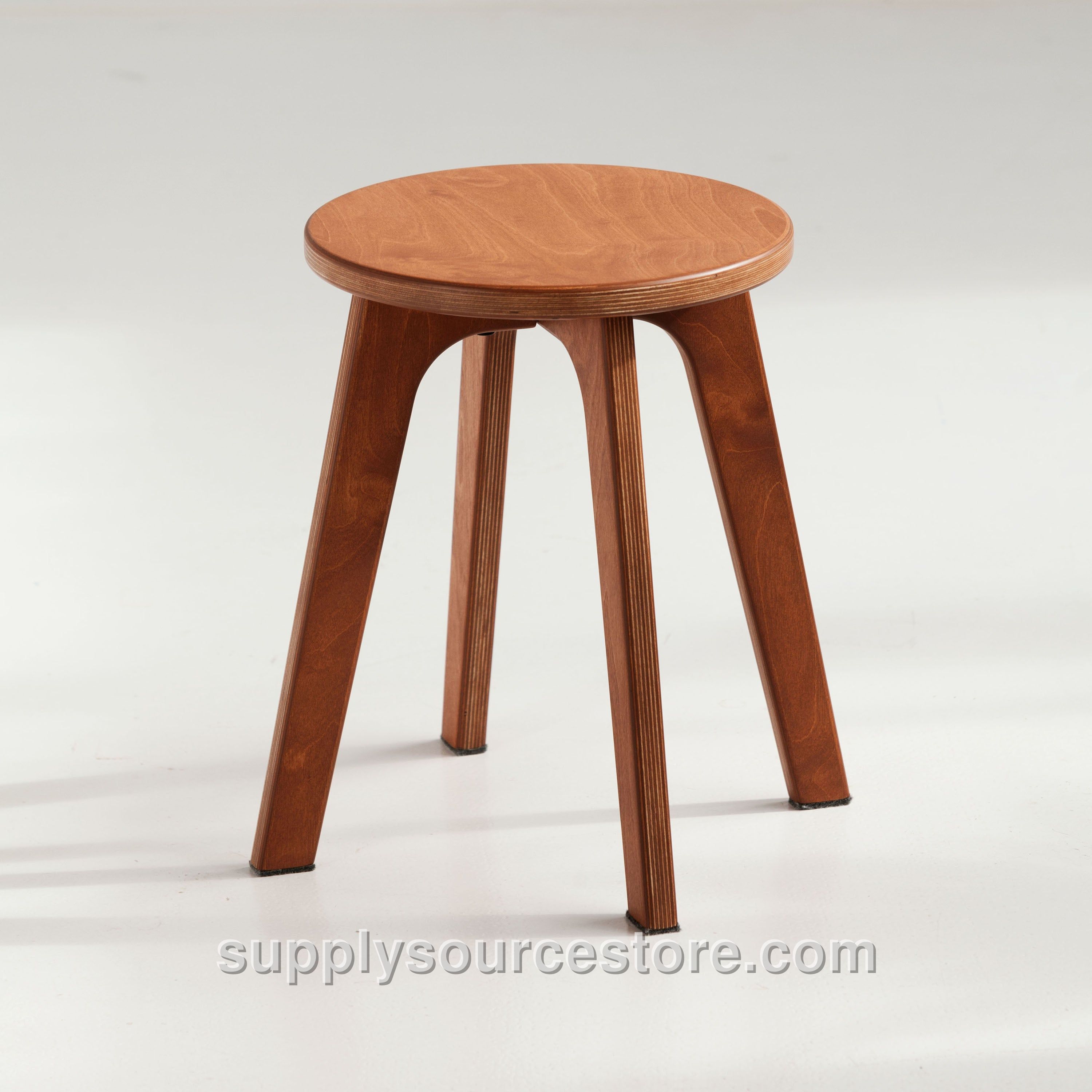 Mid-Century Stool · Round