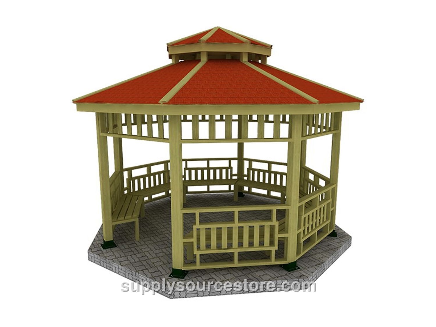 Wooden Living Gazebo K-206
