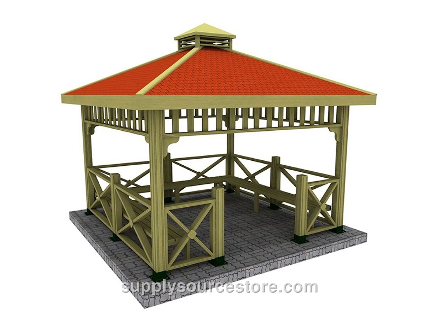 Metal Seating Gazebo K-207
