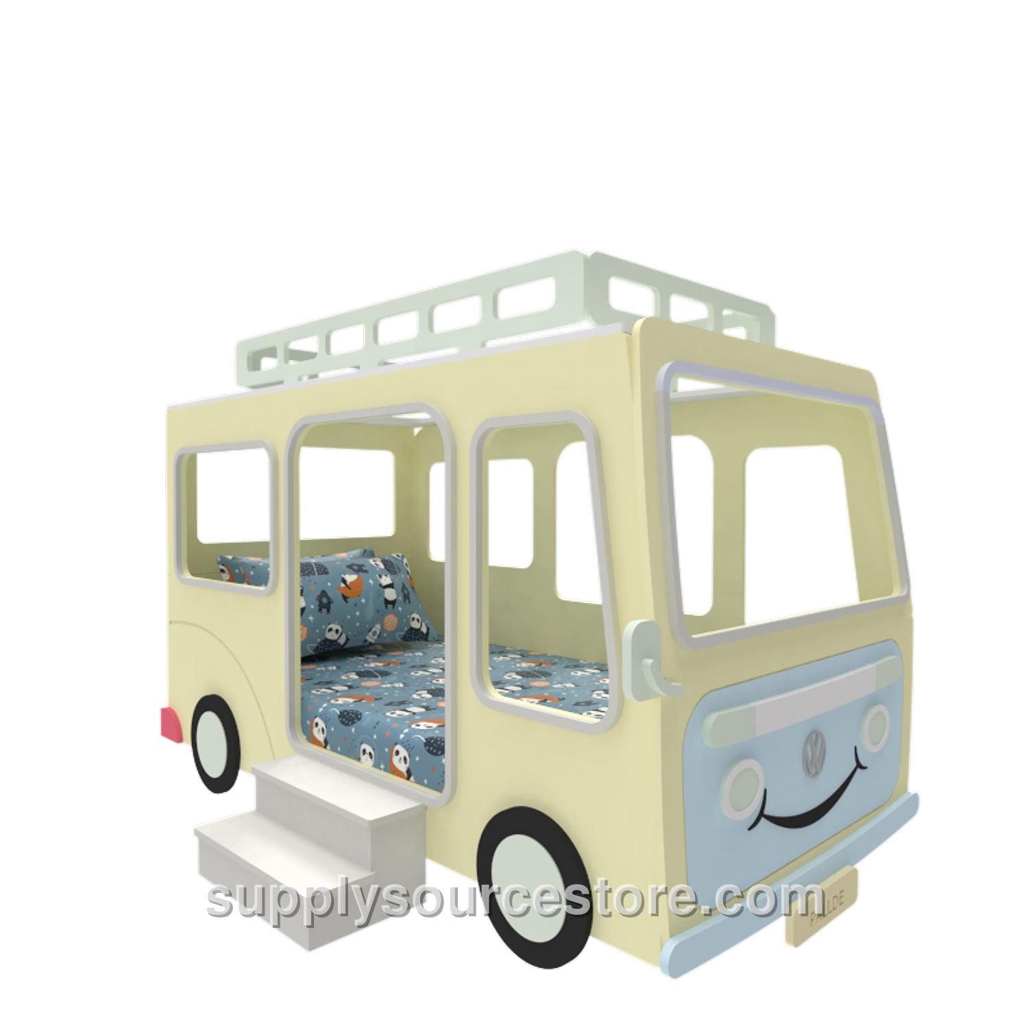 Yellow Minibus Bed