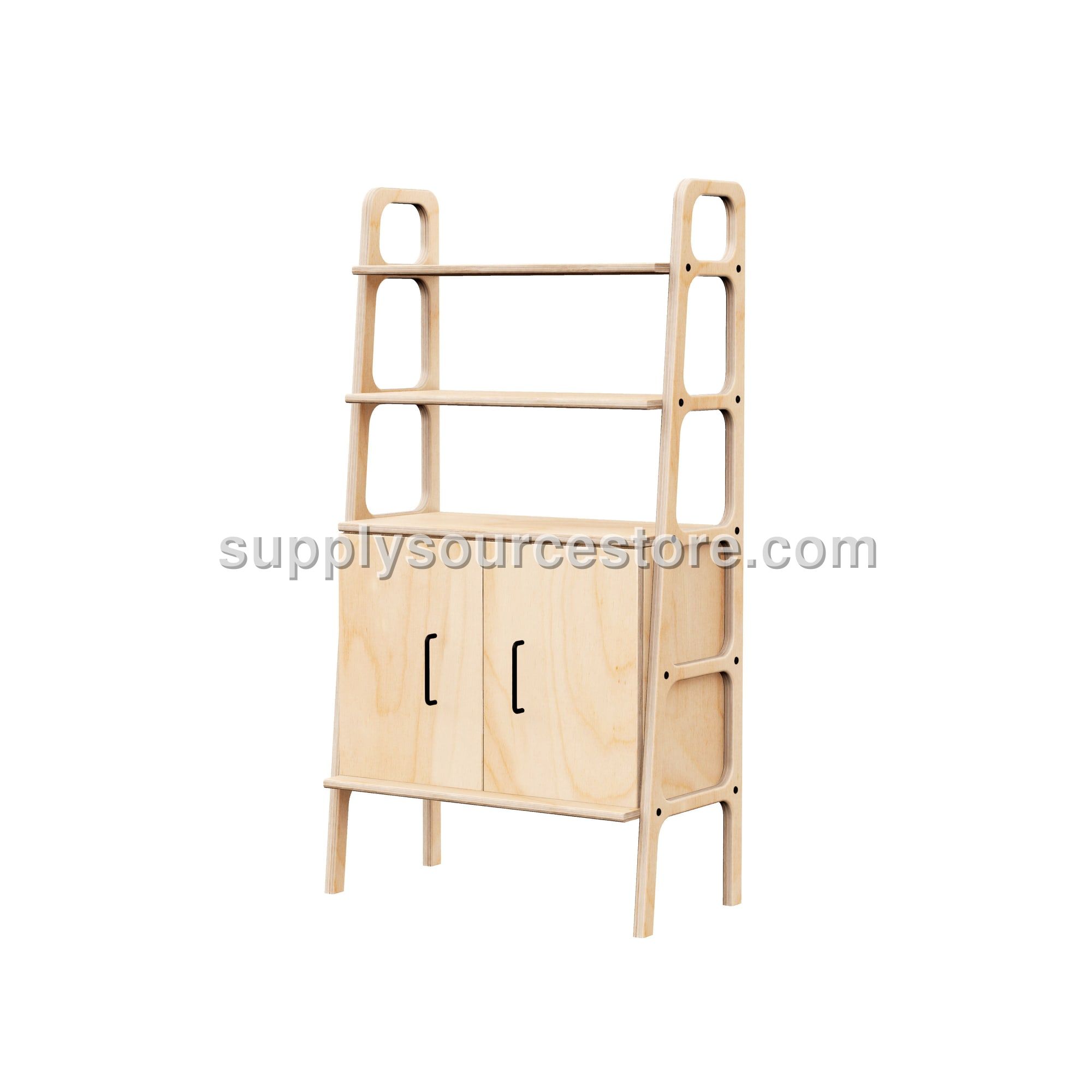 Bookcase Midi with cabinet