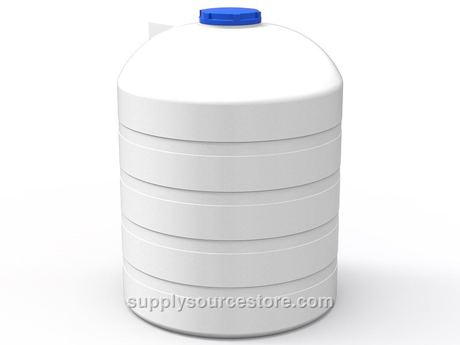 2000 Lt Vertical Polyethylene Tank White DD-06