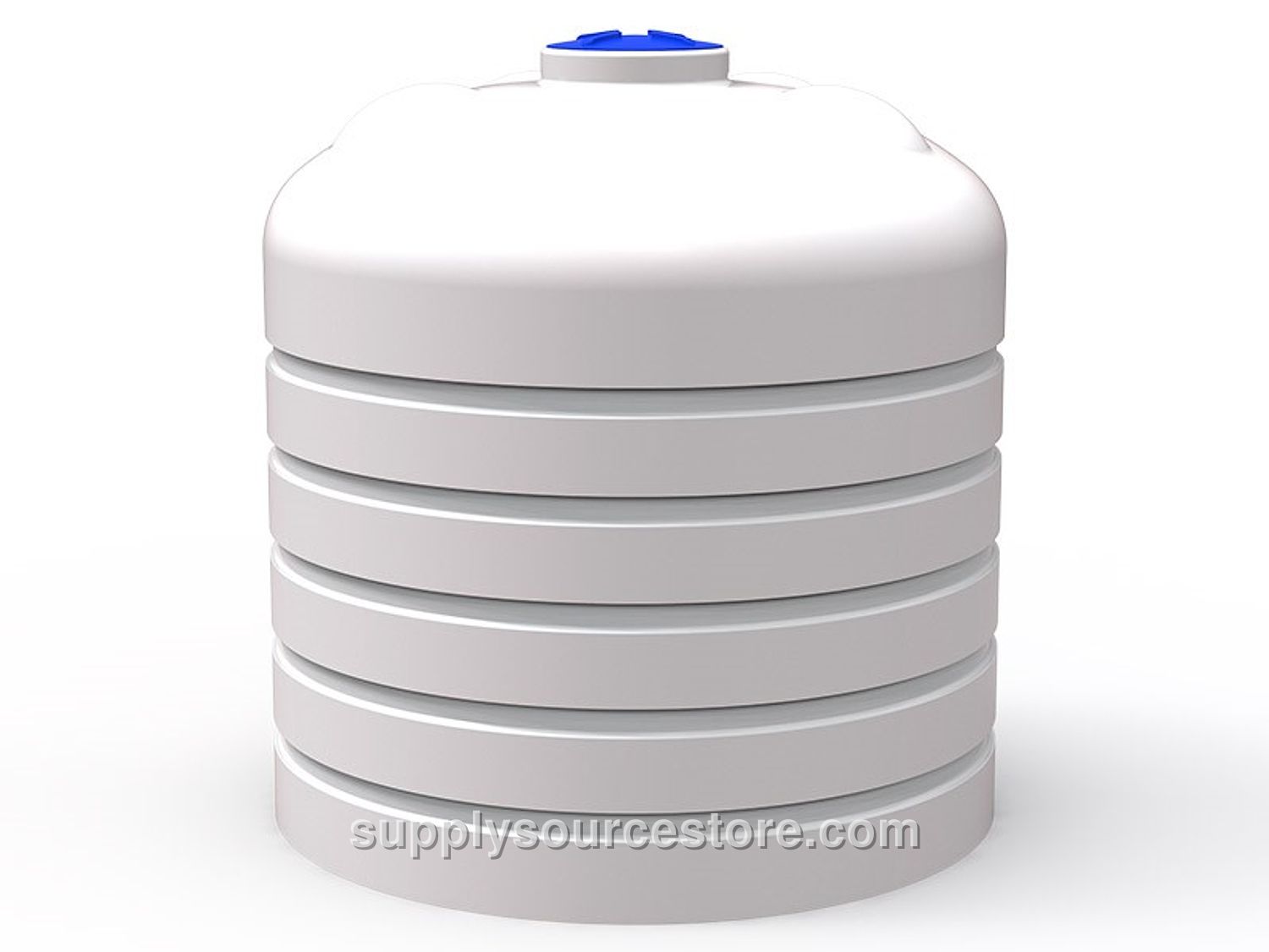 5000 Lt Vertical Polyethylene Tank White DD-08