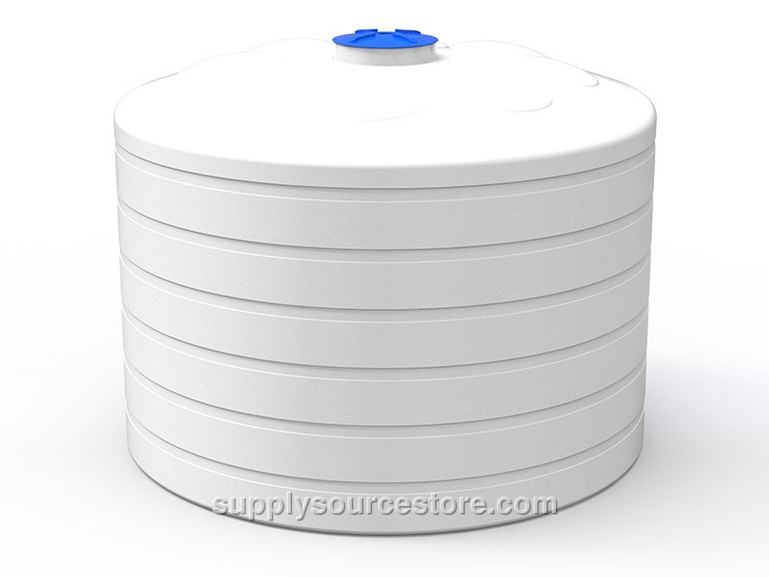 7000 Lt Vertical Polyethylene Tank White DD-09