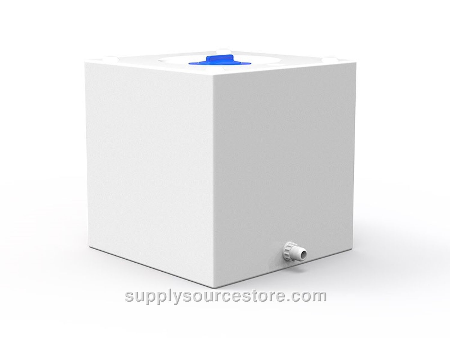 115 Lt Polyethylene Cube Tank White YD-02