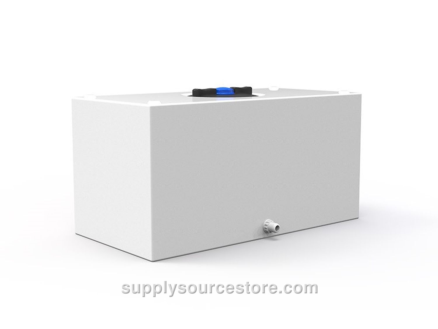 120 Lt Polyethylene Rectangular Tank White YD-03