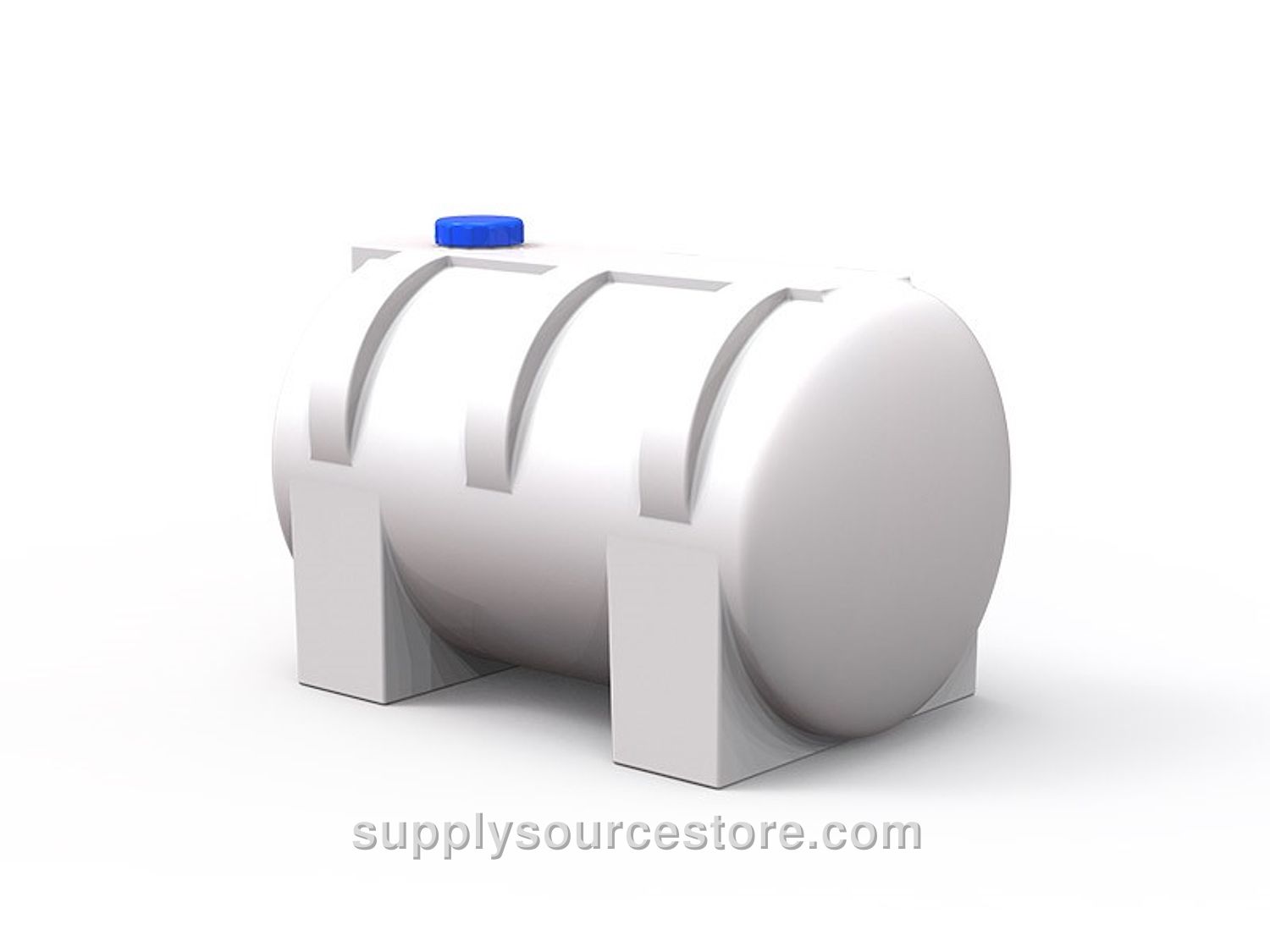 250 Lt Horizontal Polyethylene Tank White YD-04