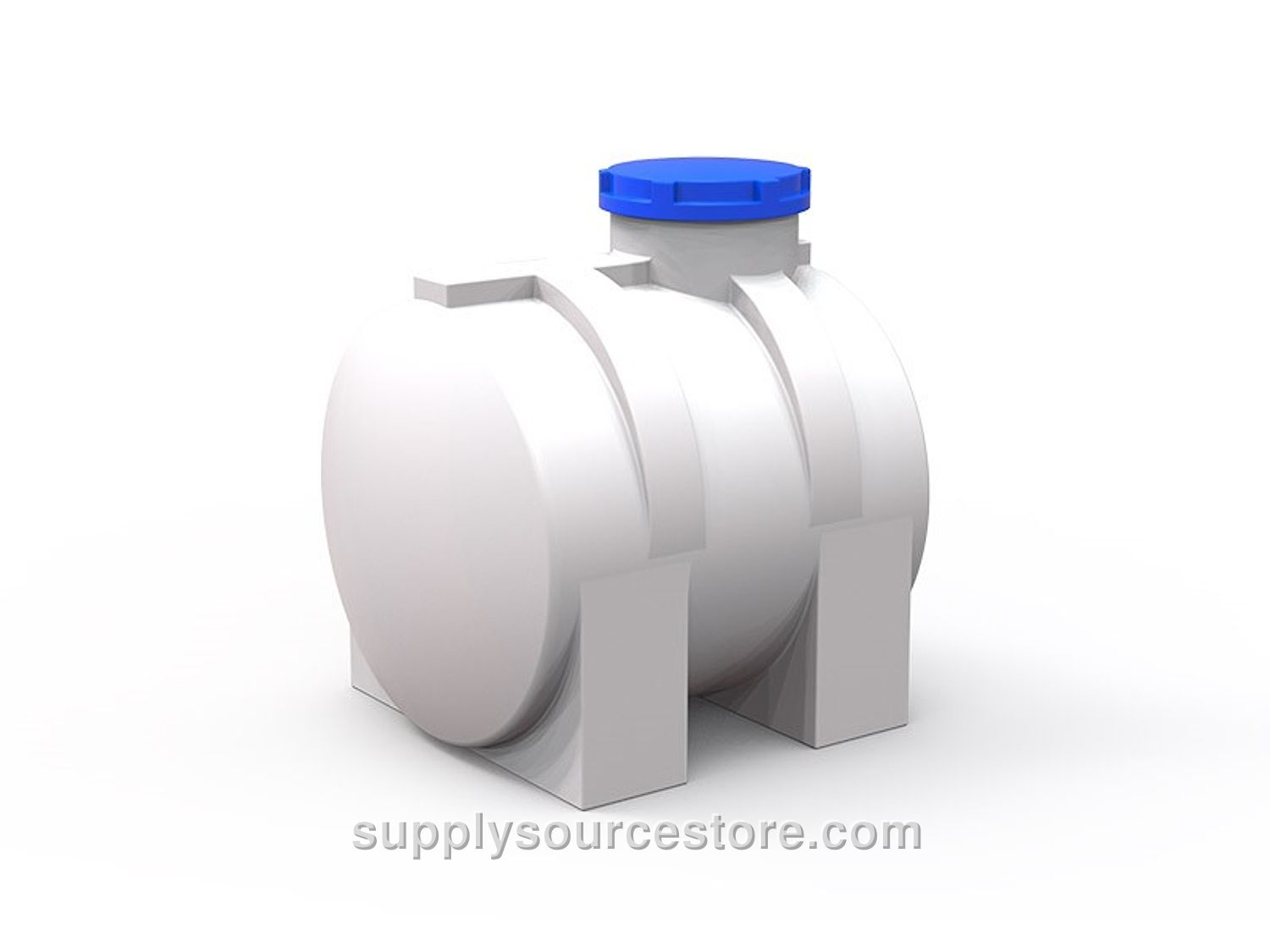 500 Lt Horizontal Polyethylene Tank White YD-05