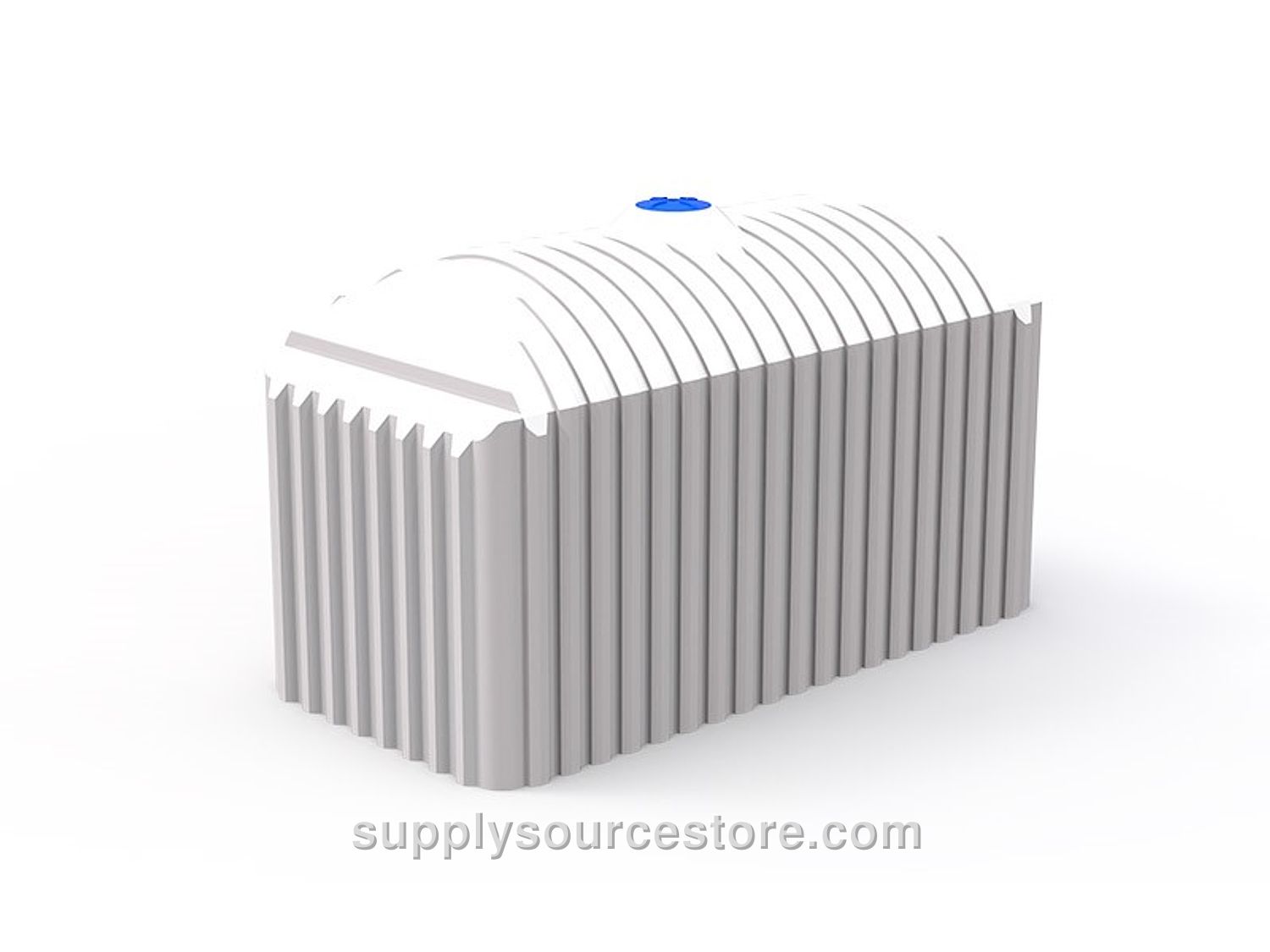 25000 Lt Horizontal Polyethylene Tank White YD-10