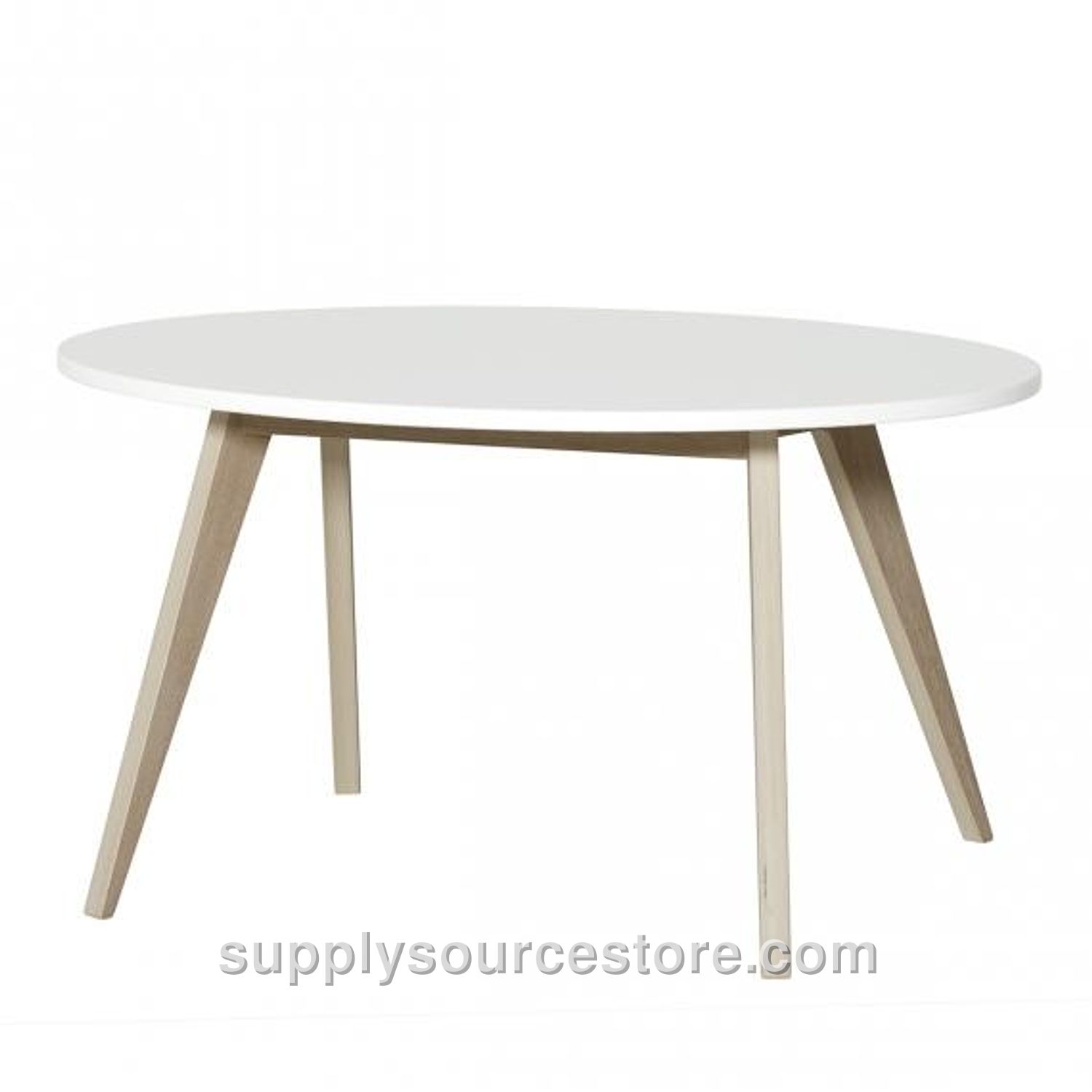 PingPong Kids Table - White & Oak