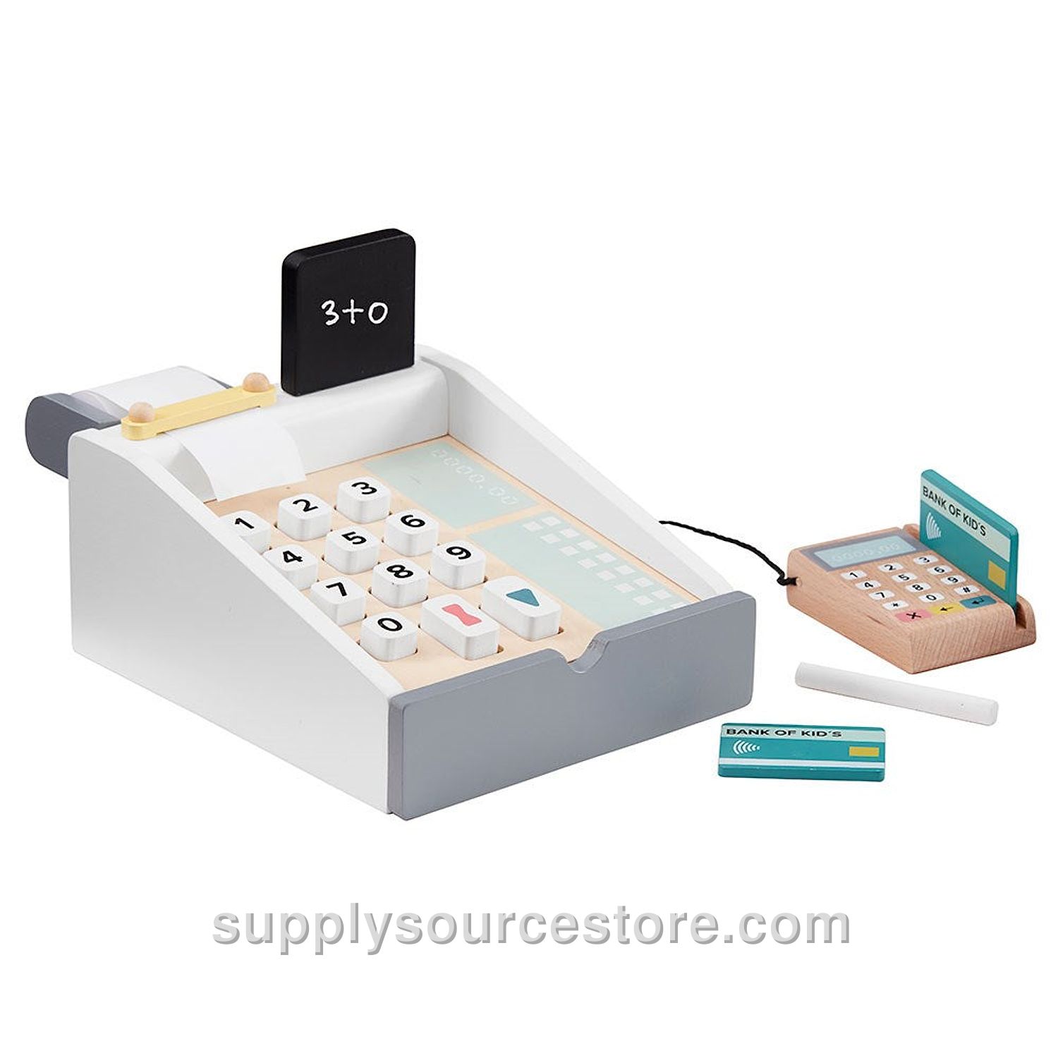 Wooden Play Register - Grey