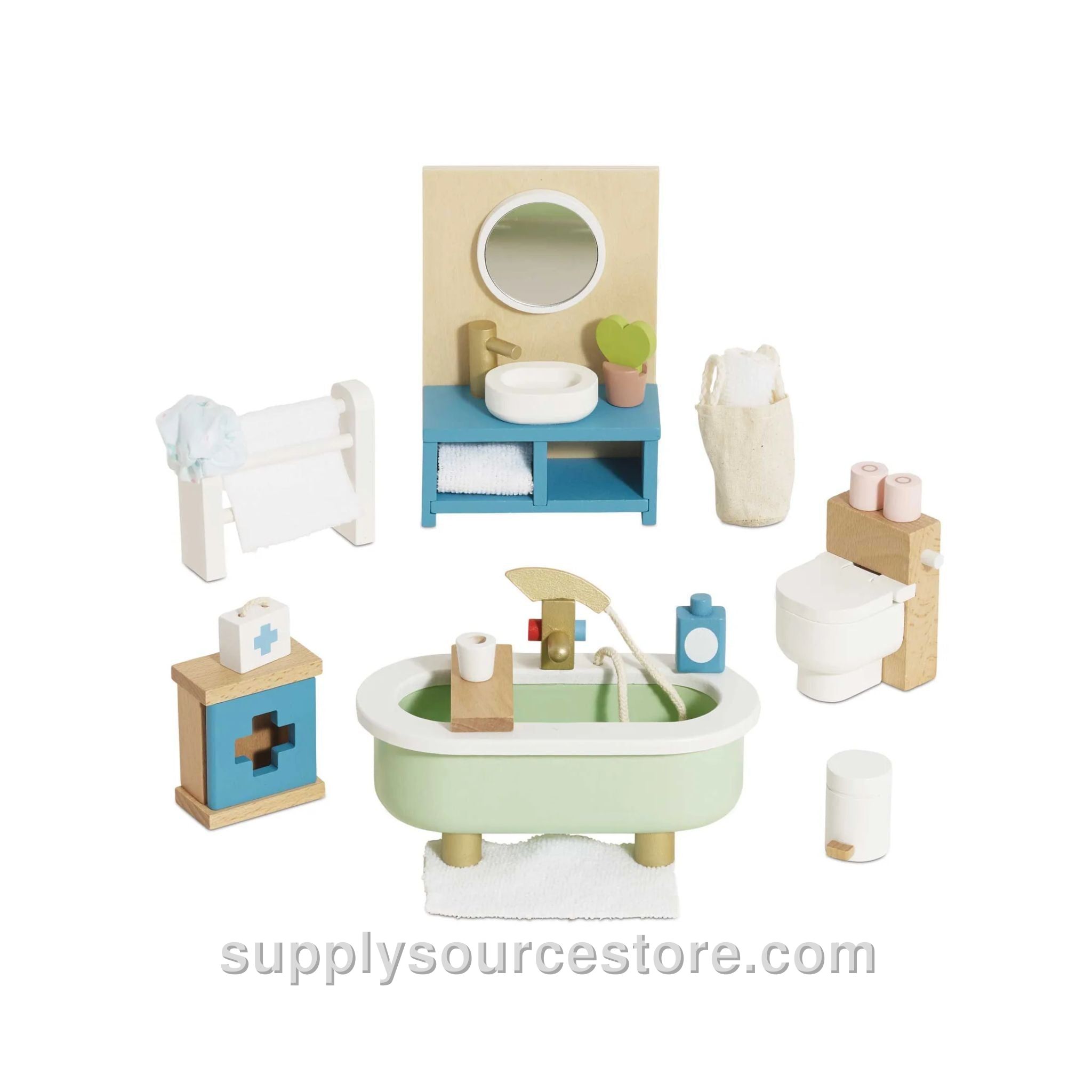 Dolls House Bathroom Set
