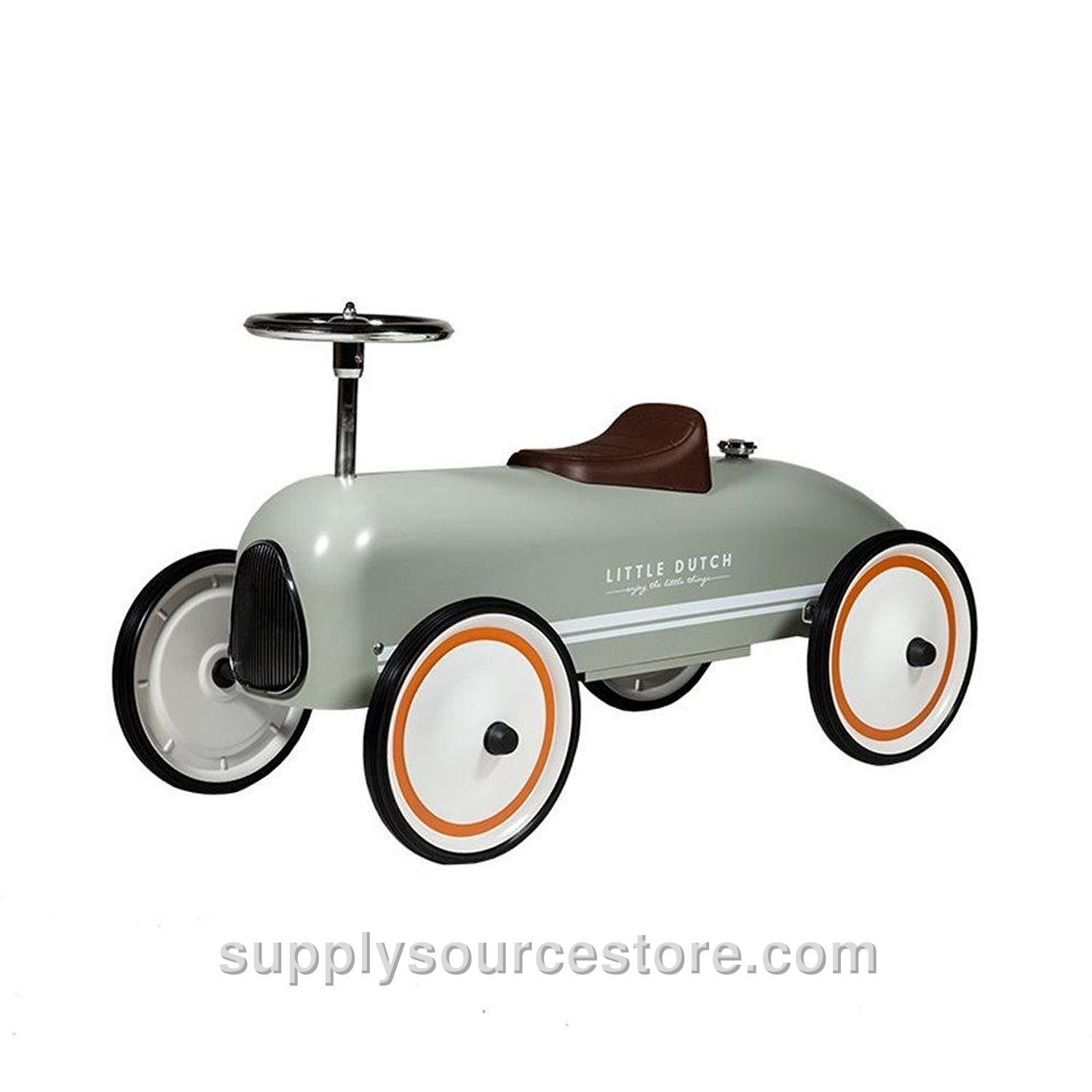 Retro Roller Ride on Car - Olive Green