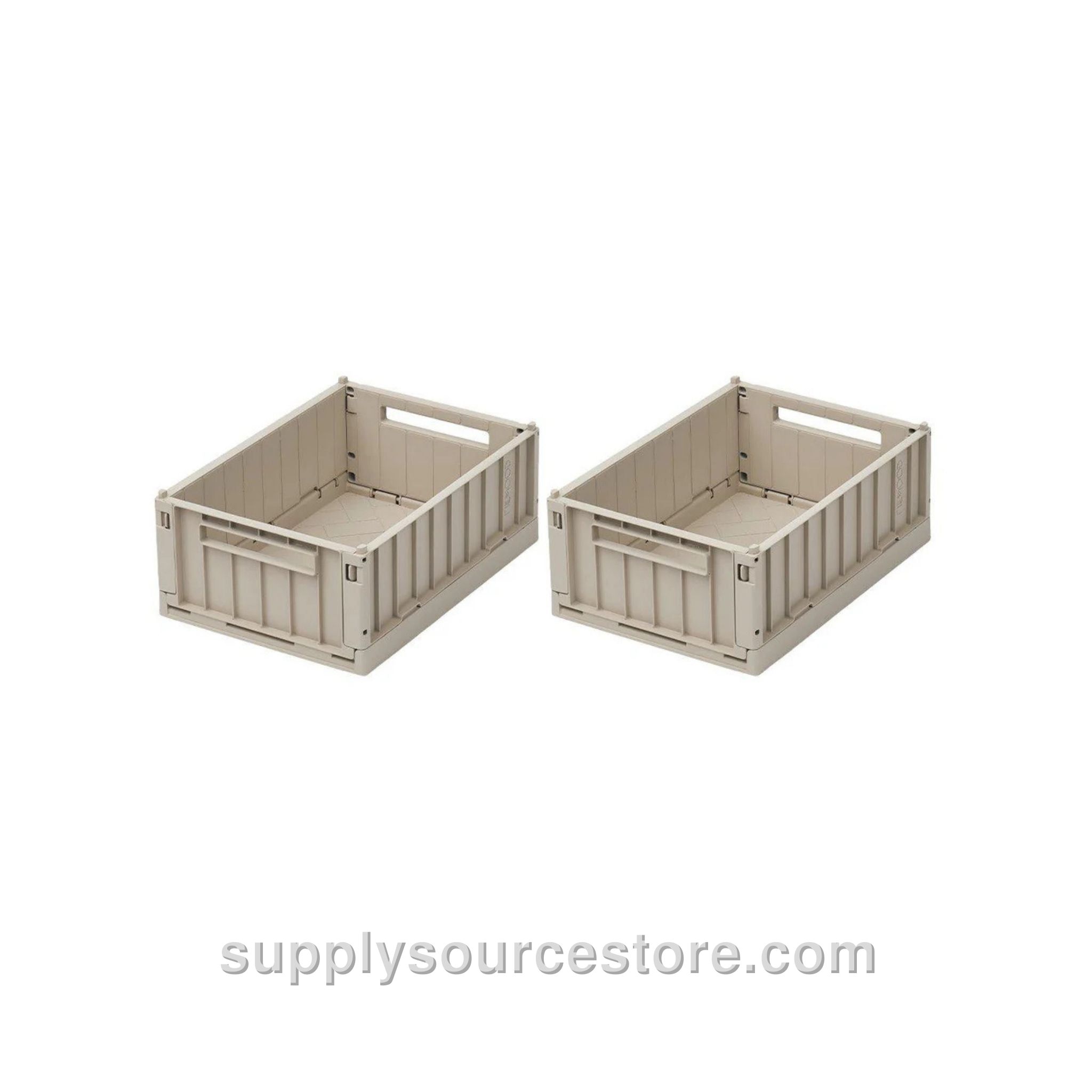Weston Small Storage Crate Set of 2 - Sandy